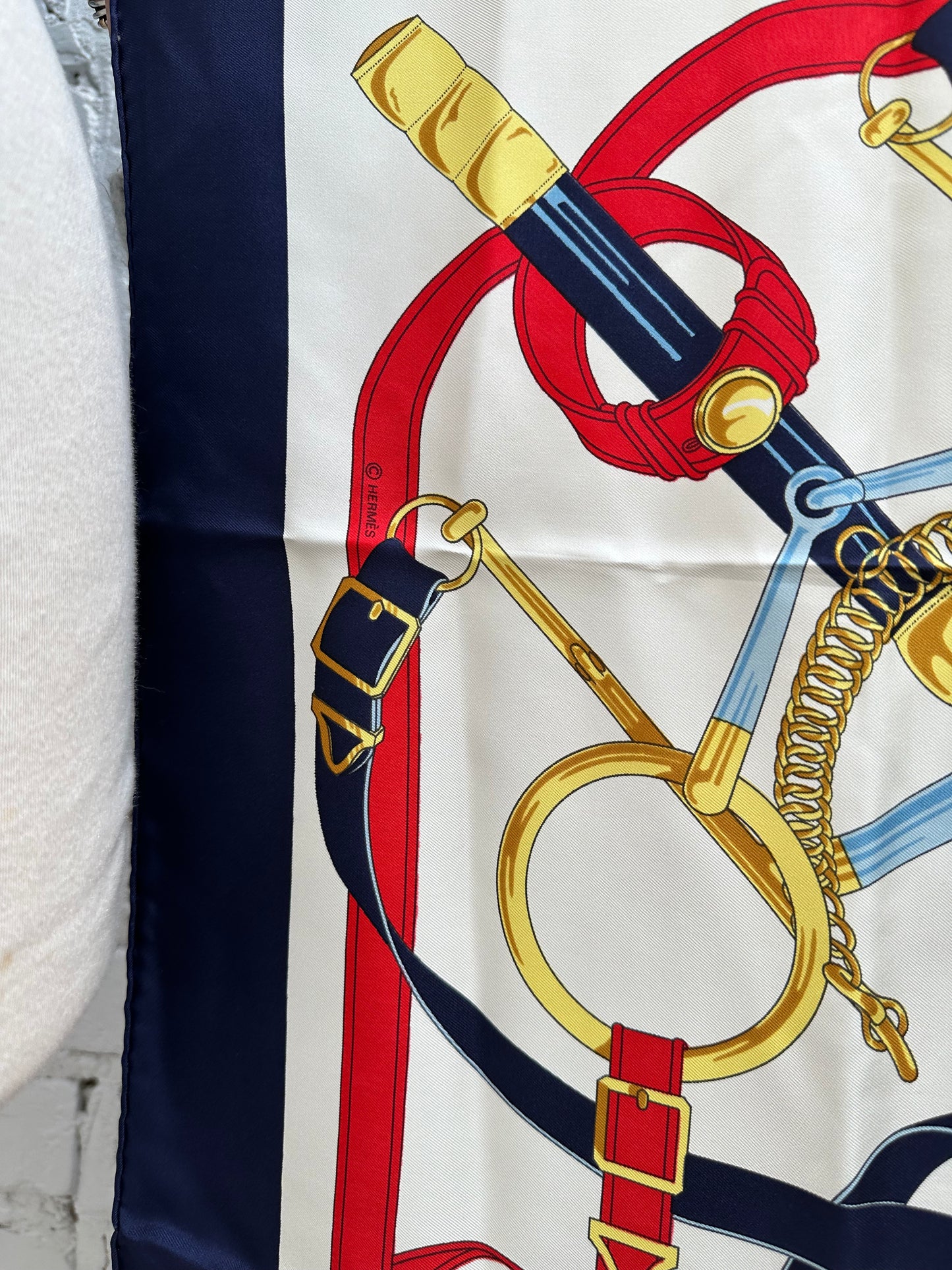 Hermes Eperon d'Or Silk Scarf