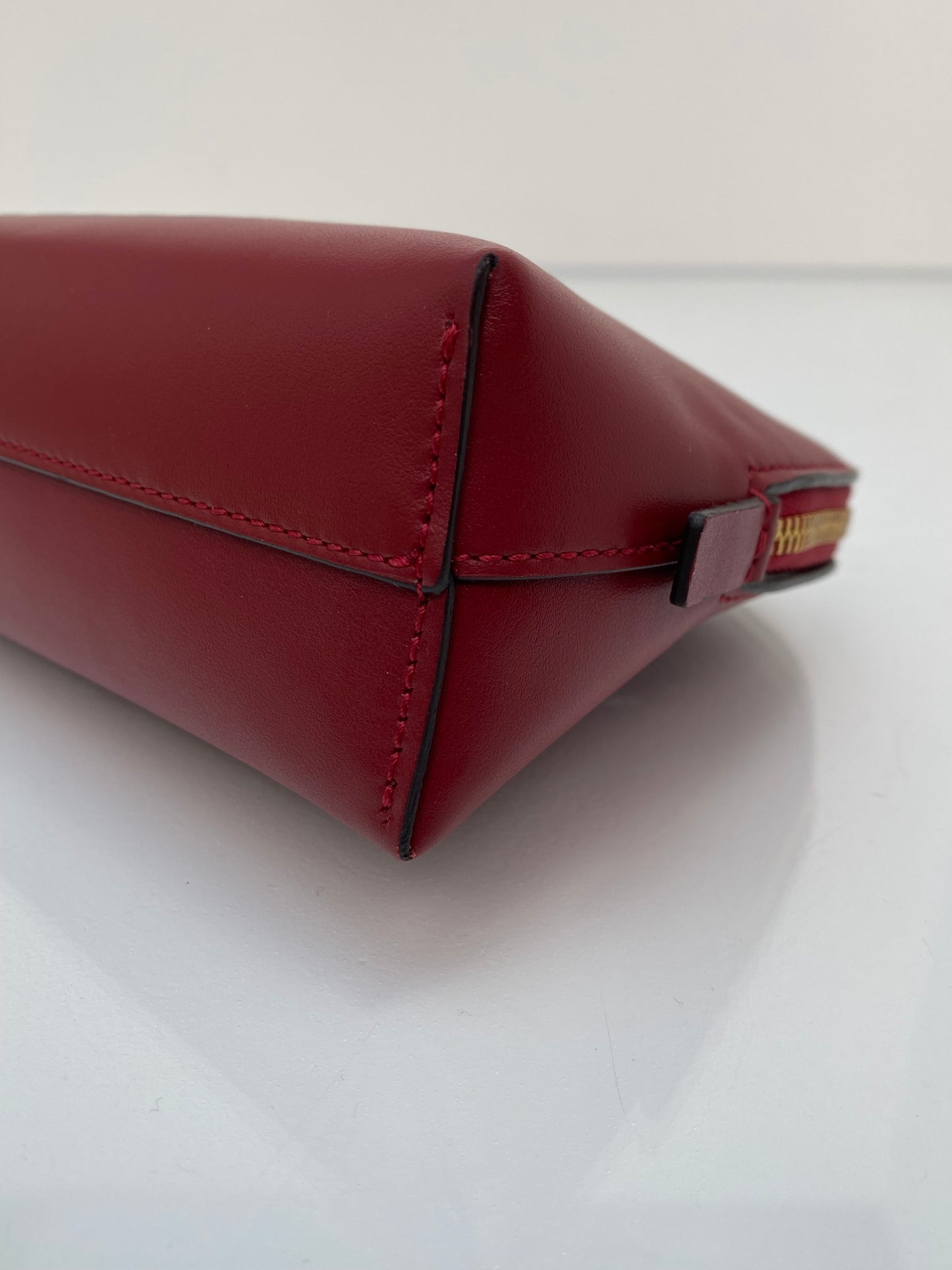 Cartier Burgundy Panther Cosmetic Pouch