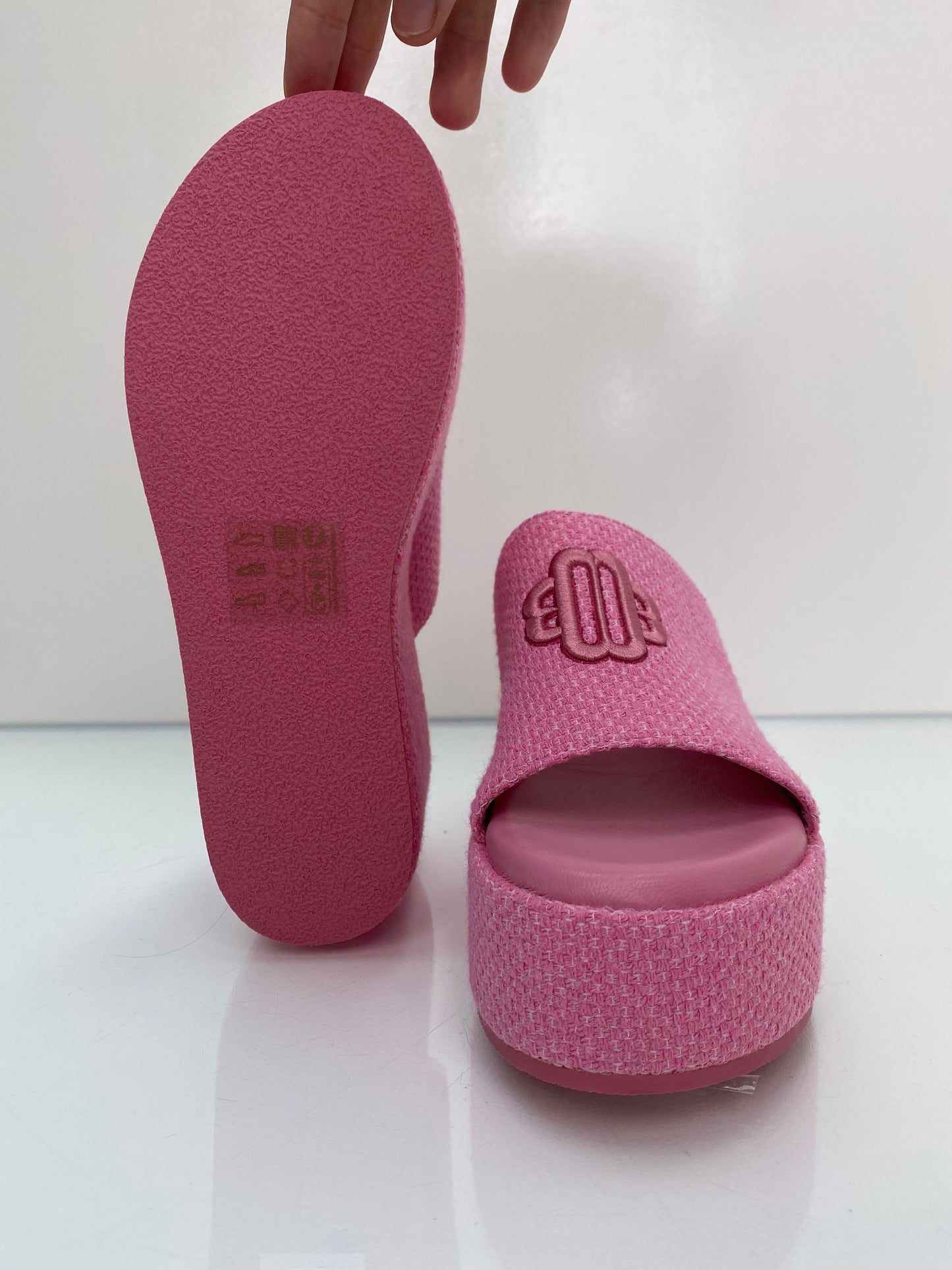 Maje Pink Platform Sandals, 40