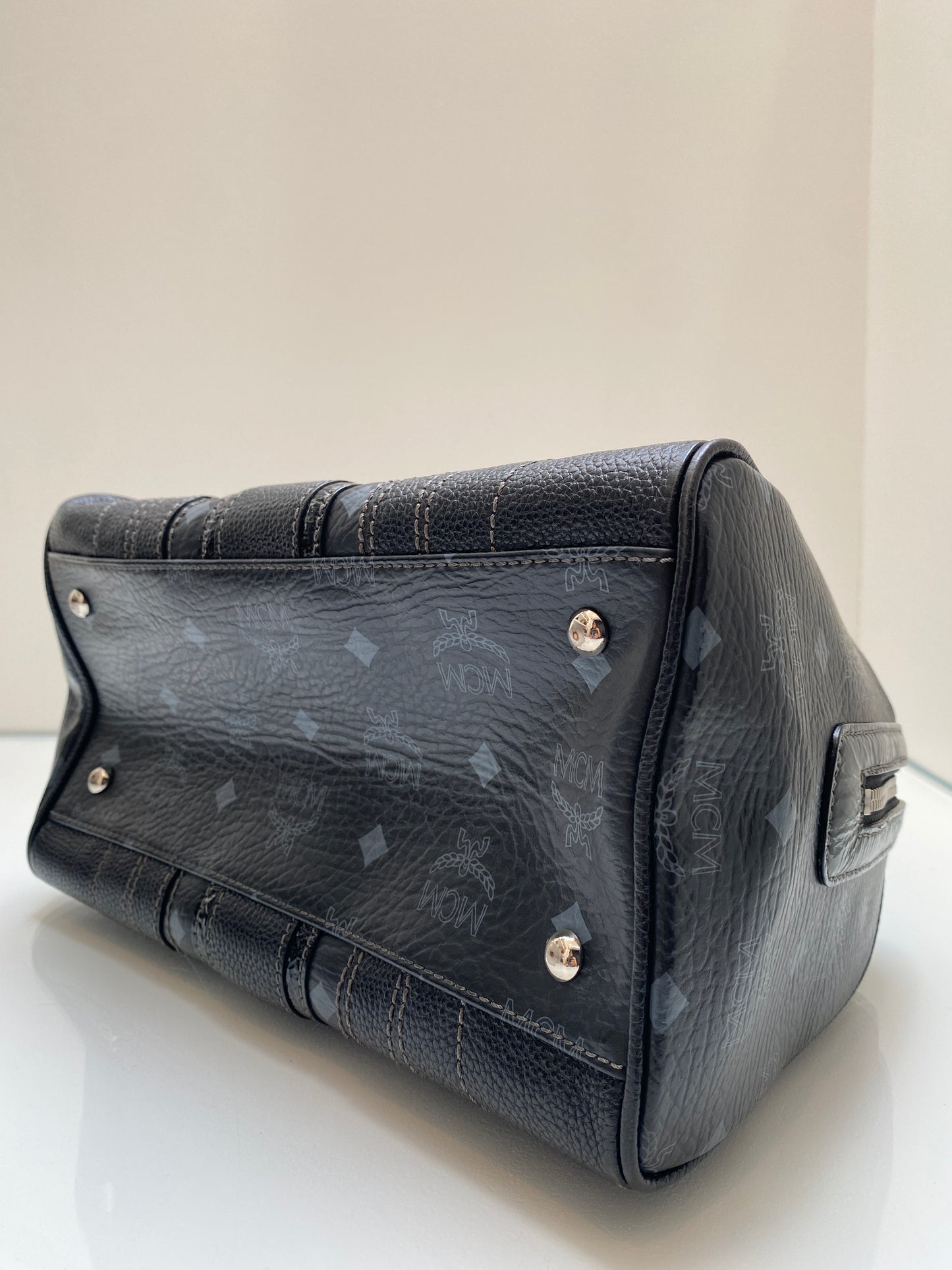 MCM Boston Black Bag