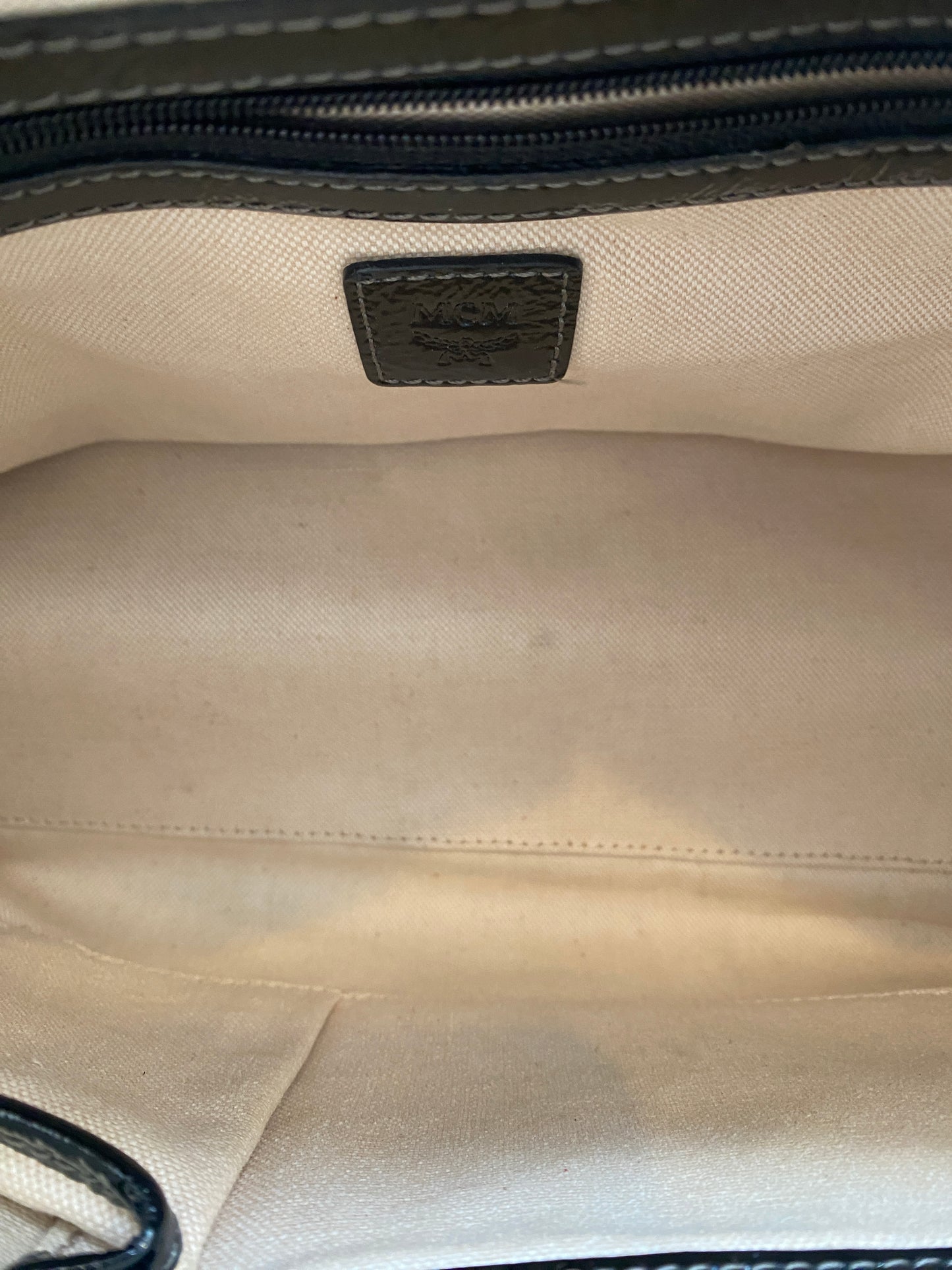 MCM Boston Black Bag