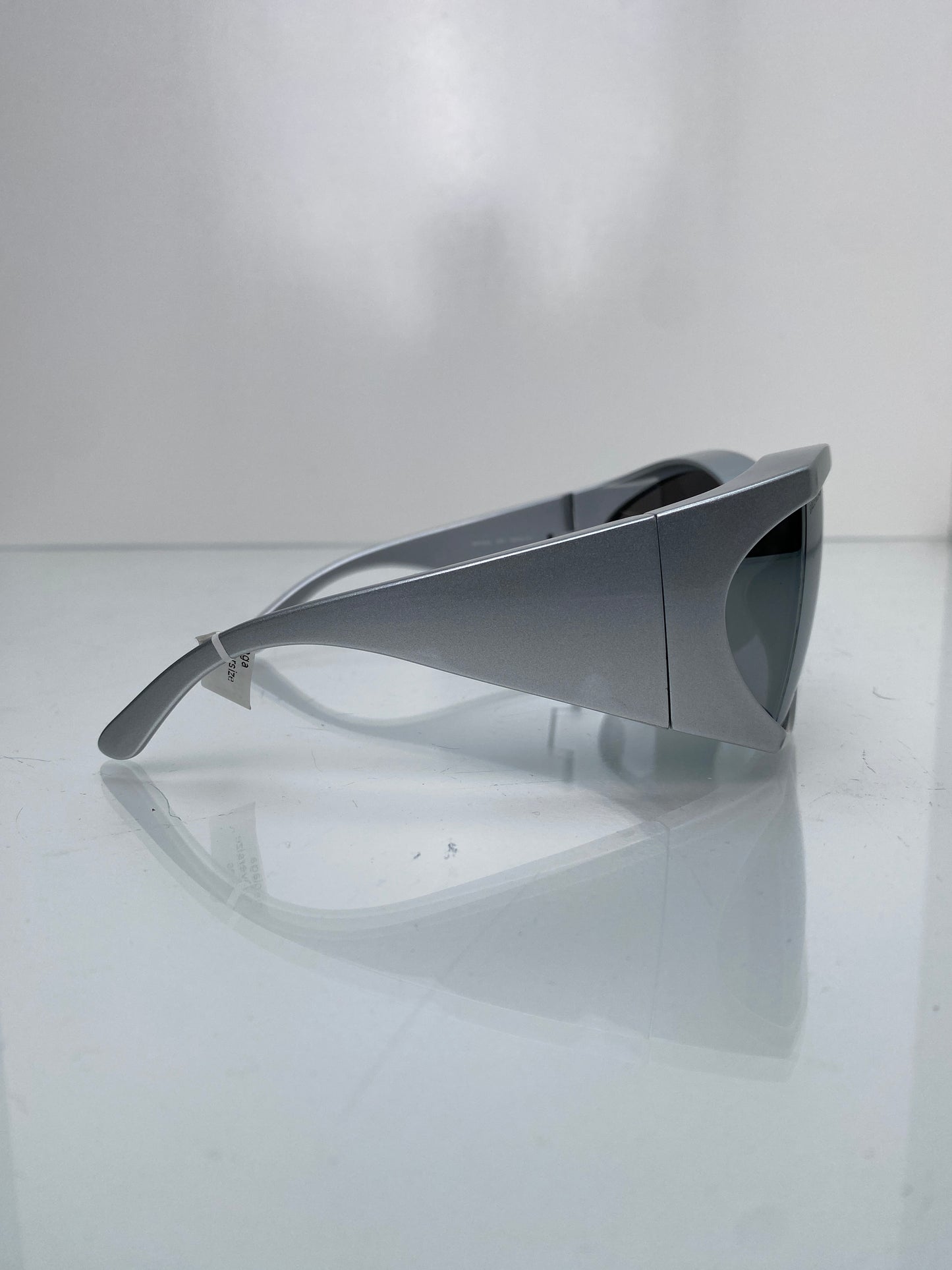 Balenciaga Silver Oversize Sunglasses