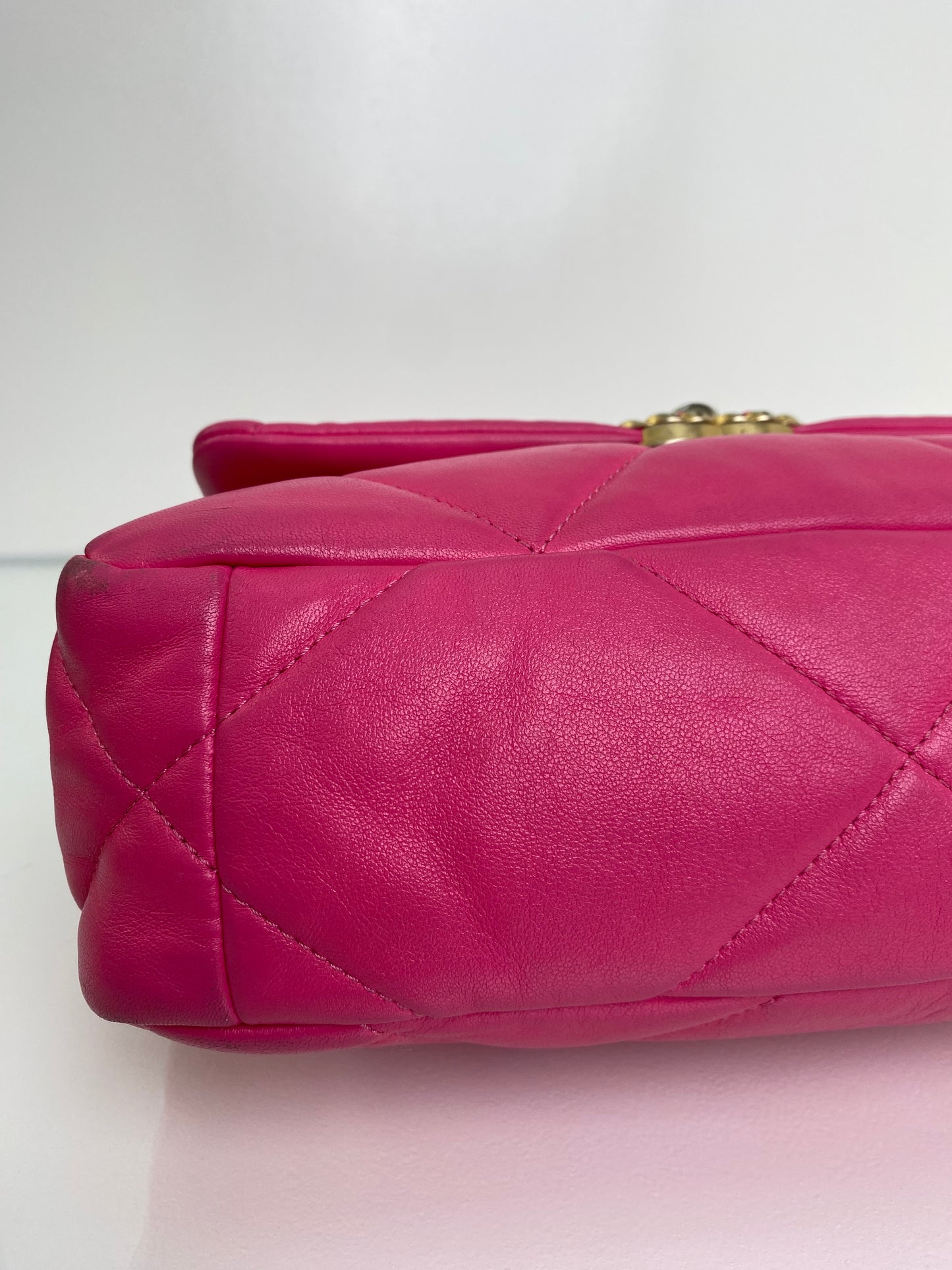 Chanel Pink 19 Medium Flap Bag TTHW