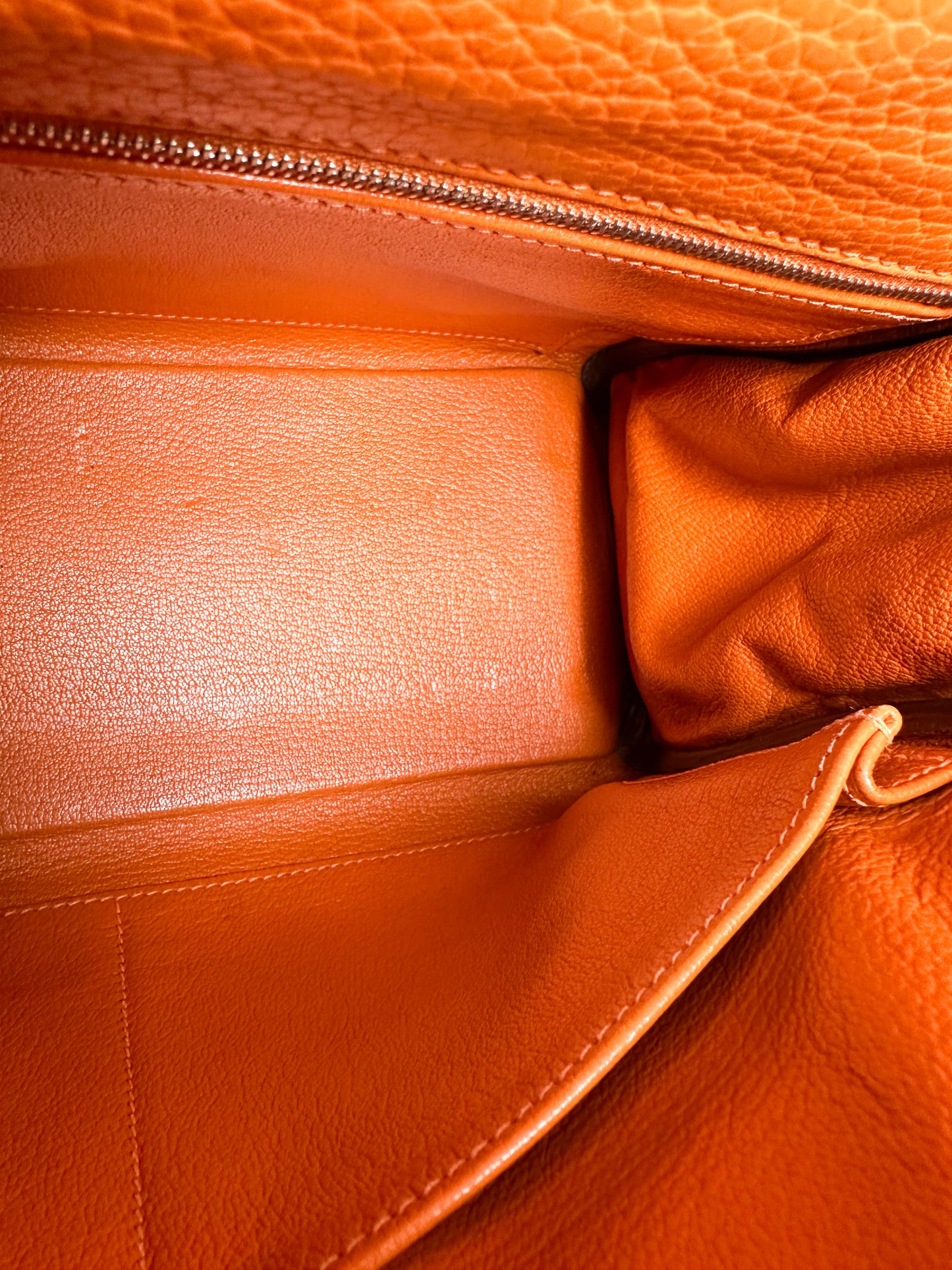 Hermes Kelly 28 Orange Togo PHW #H