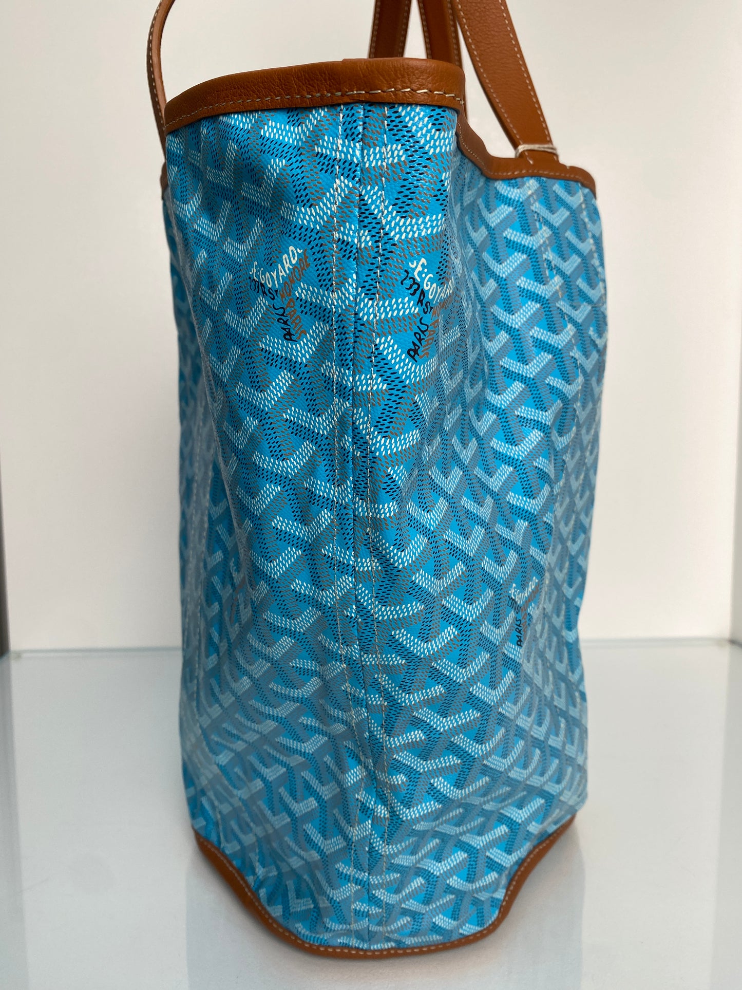 Goyard Blue Reversible Belharra Bag