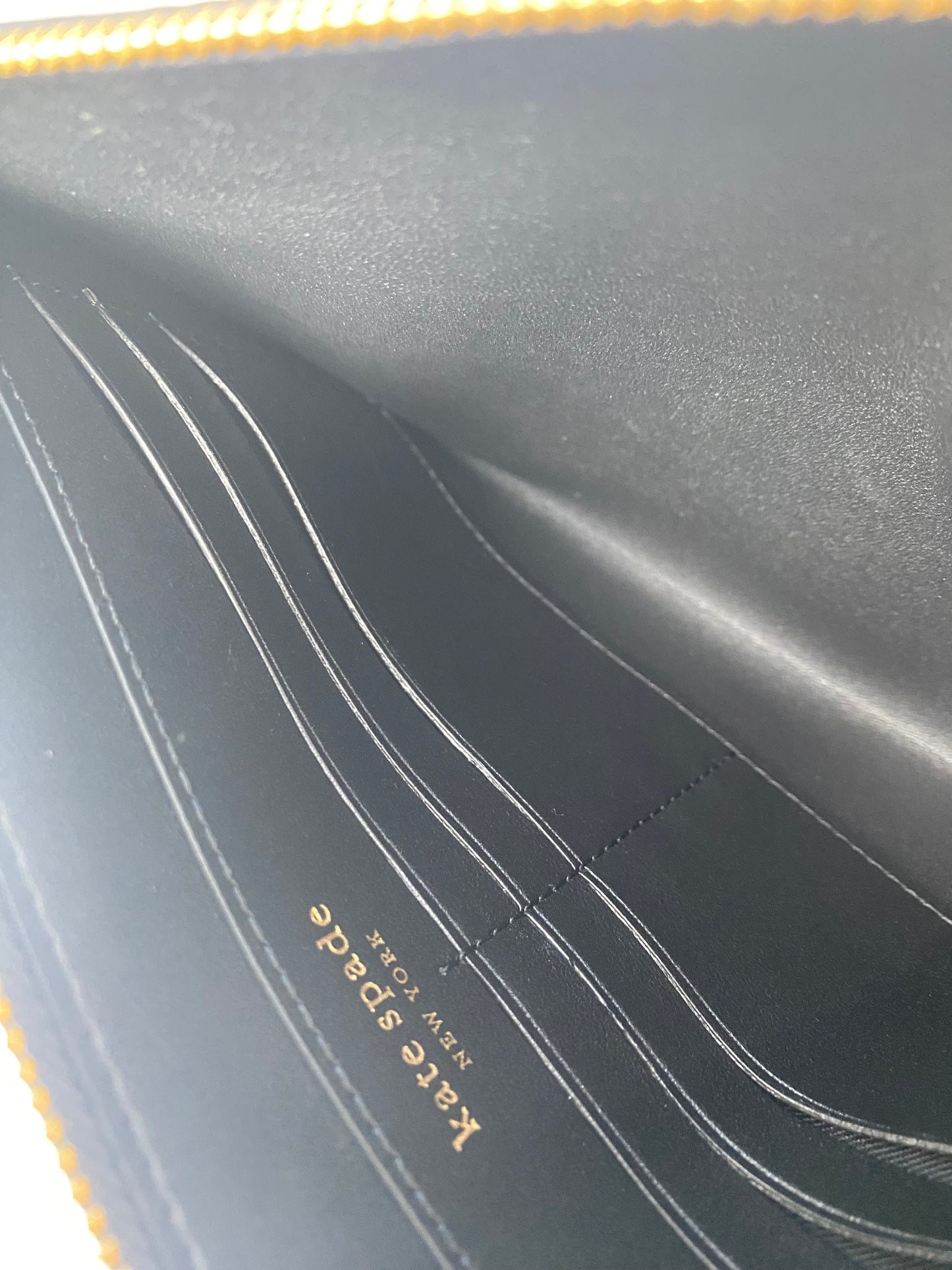 Kate Spade Black Leather Wristlet