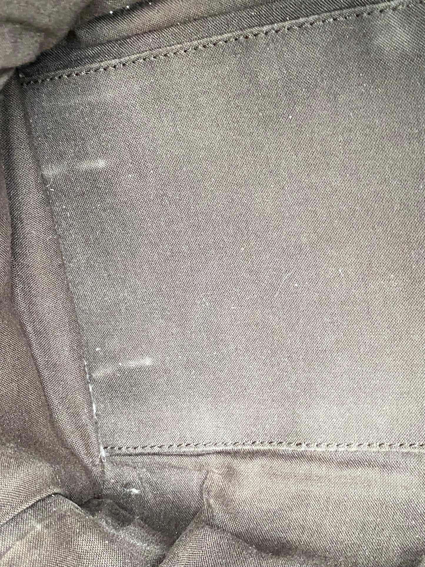 Saint Laurent Vintage Brown Y - Line Small Tote Bag GHW