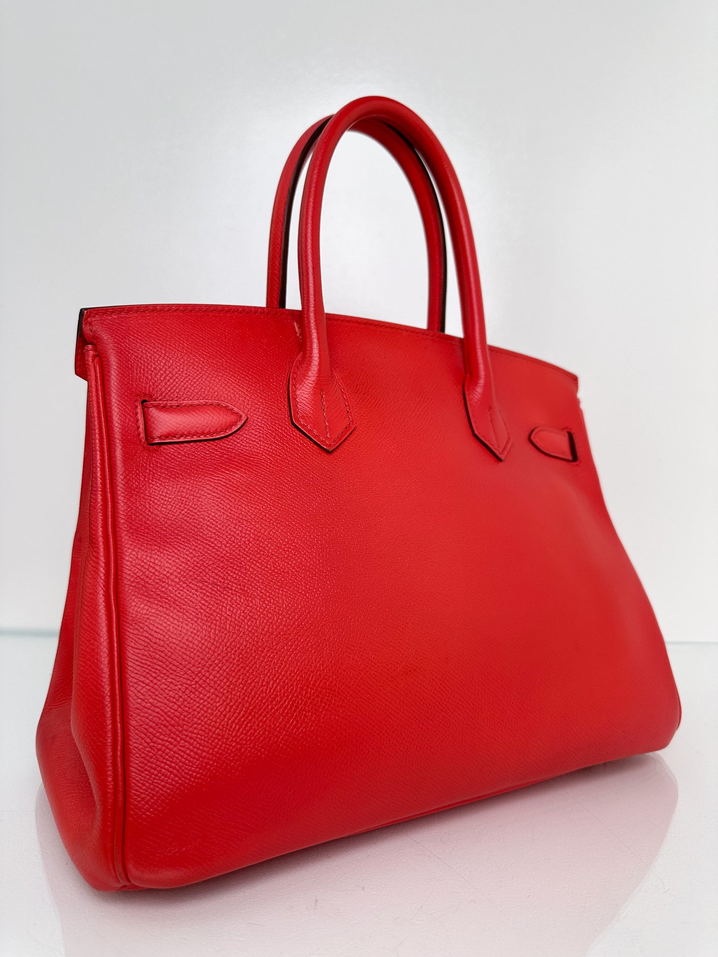 Hermes Birkin 30 Rouge De Coeur GHW #X