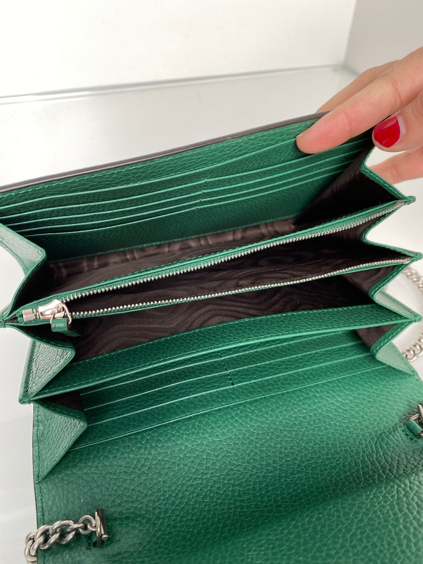 Gucci Dionysus Green Wallet on Chain