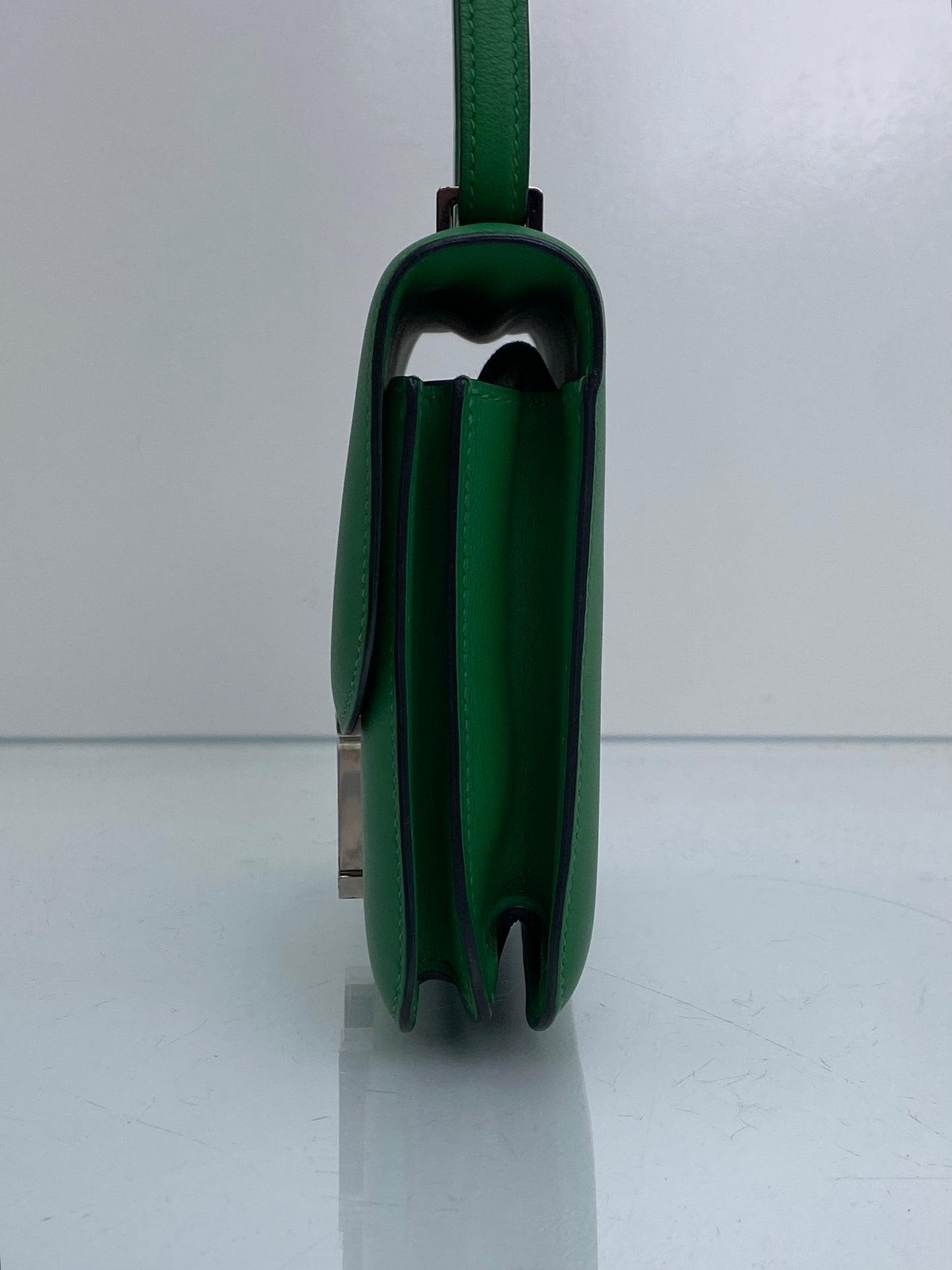 Hermes Constance 18 Green Calf PHW