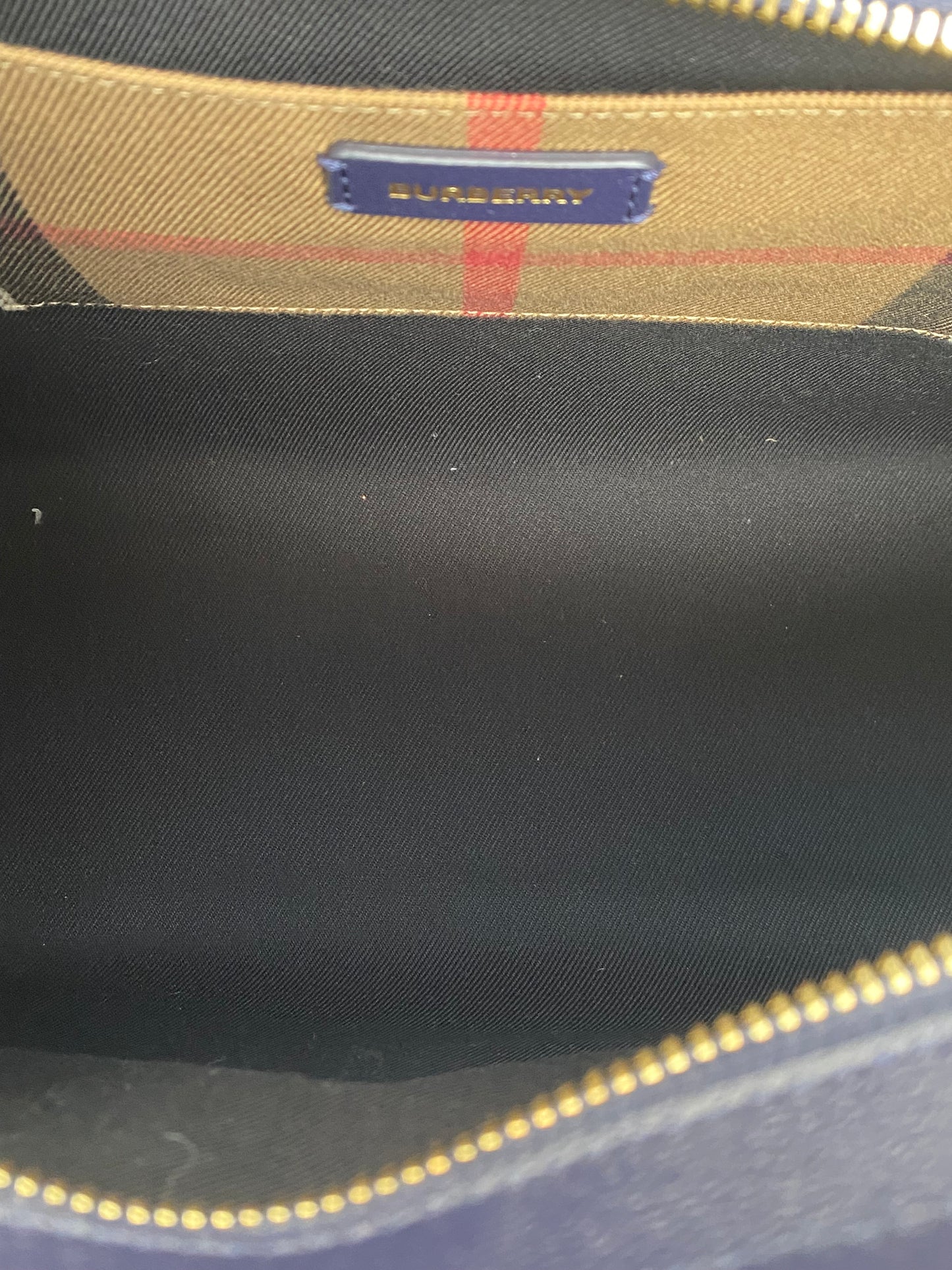Burberry Banwell Navy Tote GHW