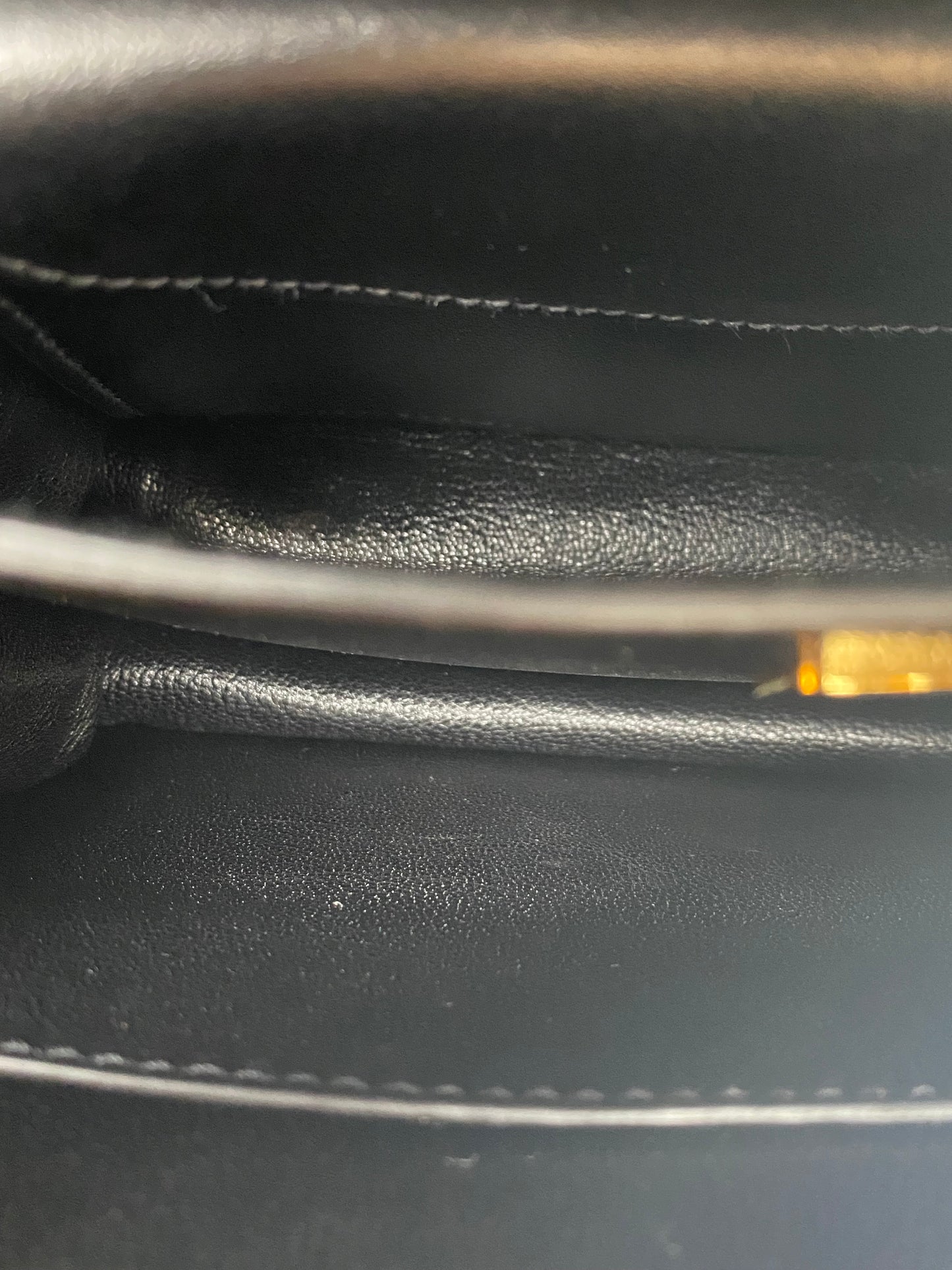 Prada Black Refined Elegance Crossbody Bag GHW