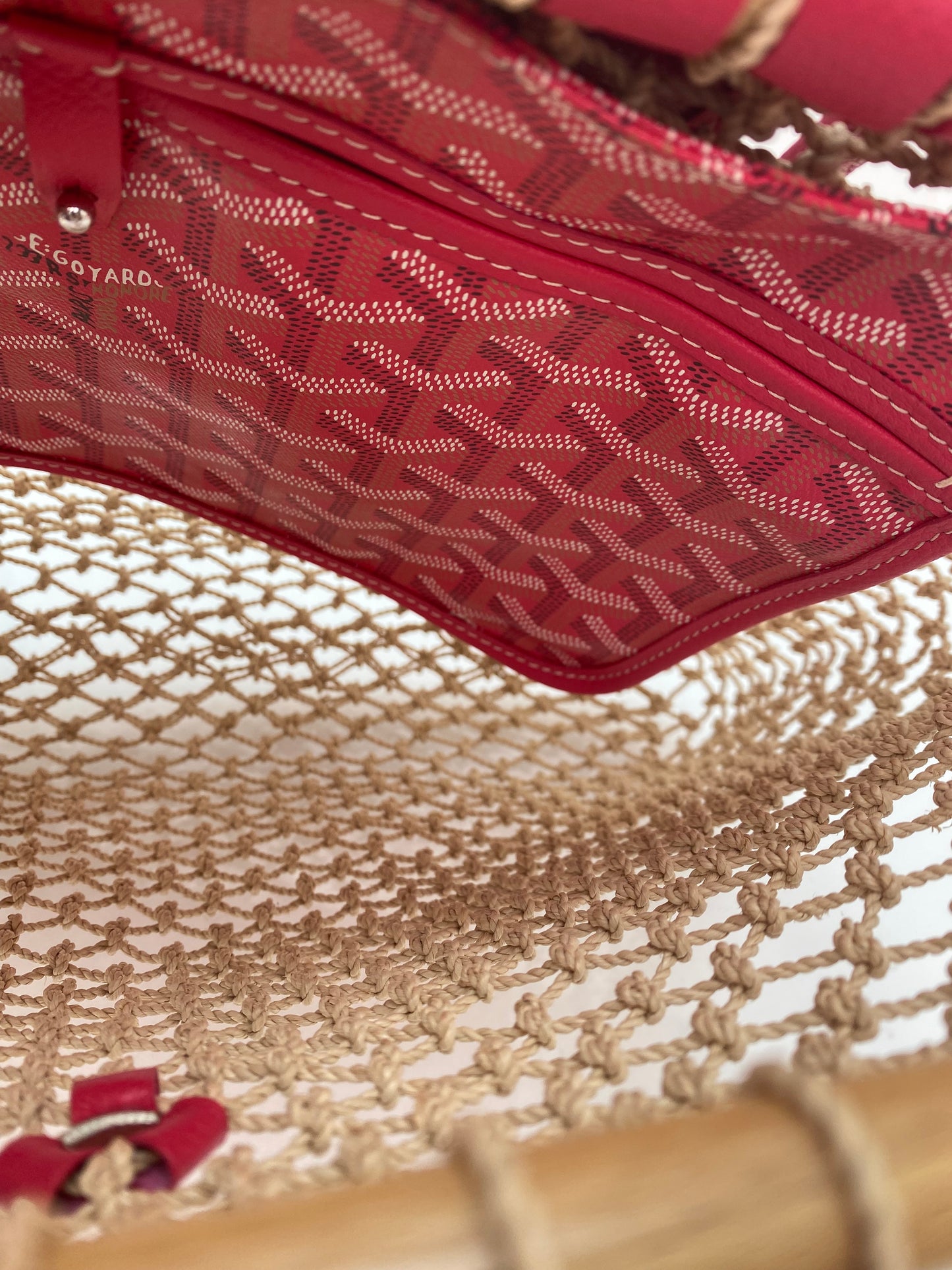 Goyard Fuschia Aligre Bag