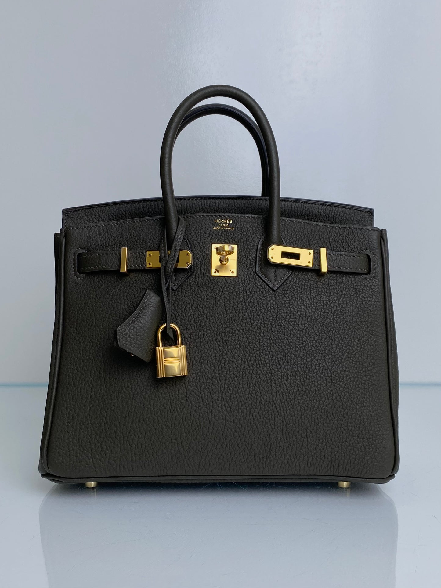 Hermes Birkin 25 Eucalyptus Togo GHW #K