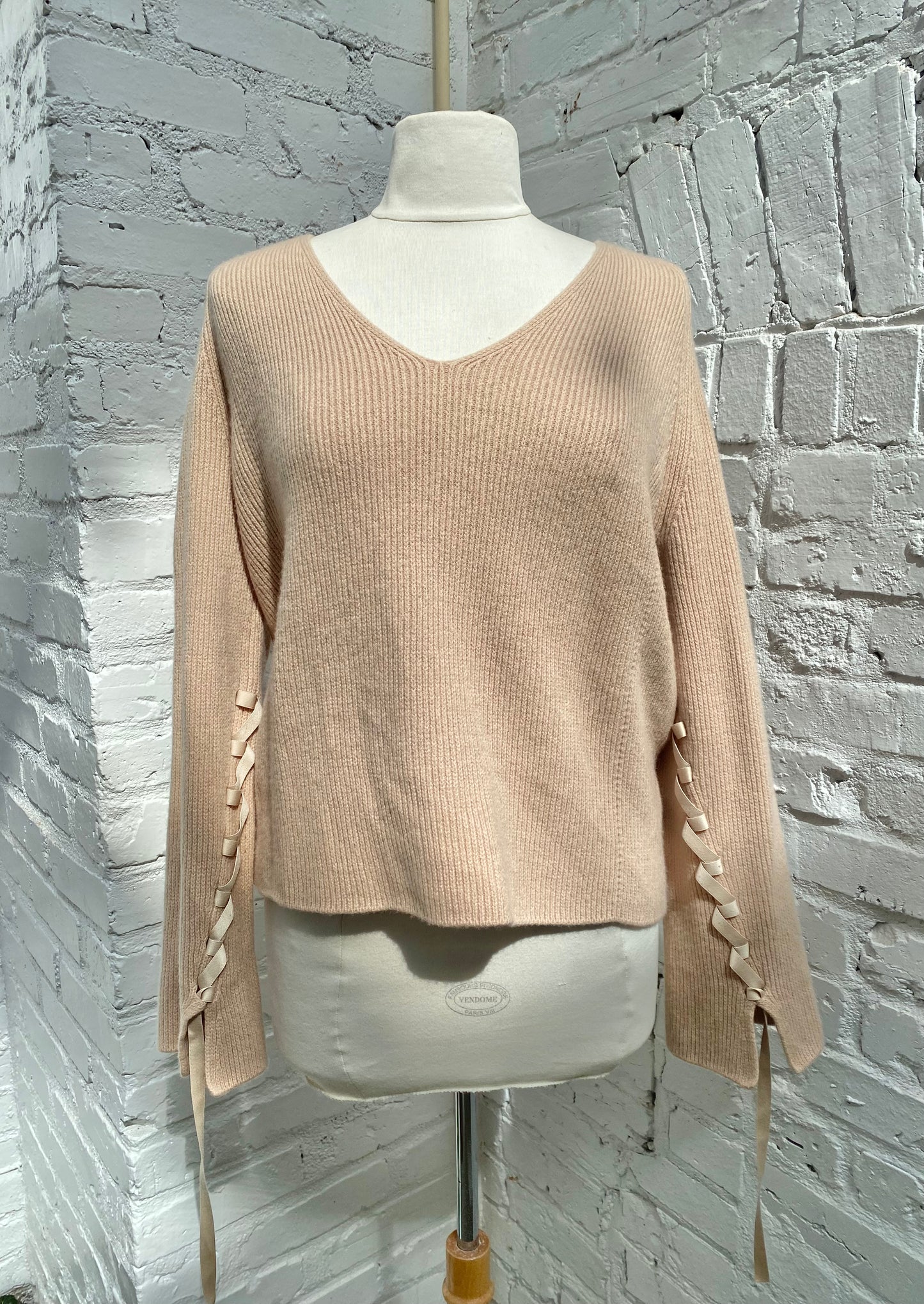 Helmut Lang Cream Sweater, M