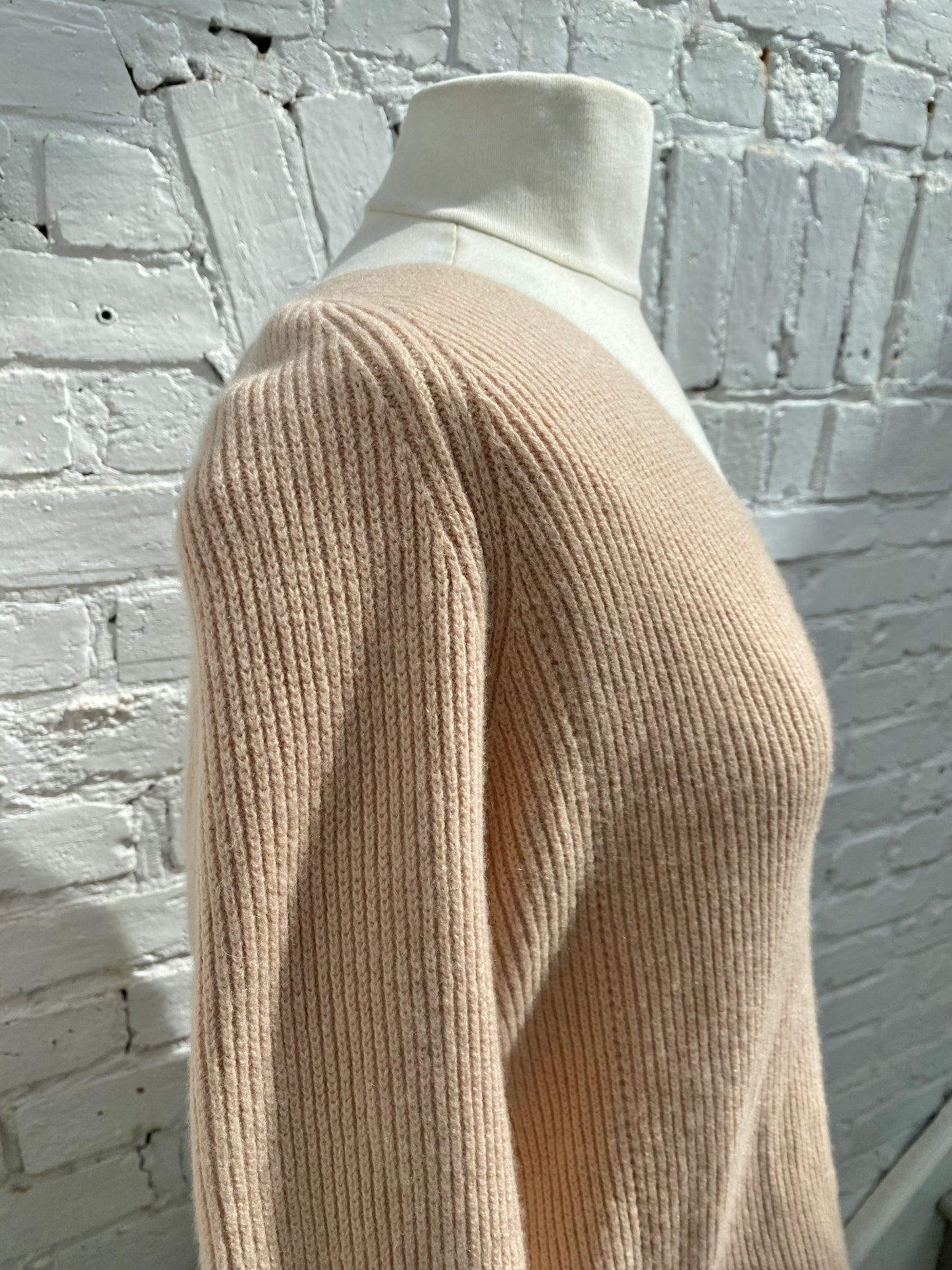 Helmut Lang Cream Sweater, M