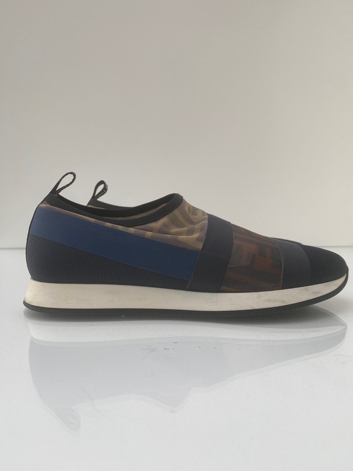 Fendi Mesh Slip On Sneakers, 36