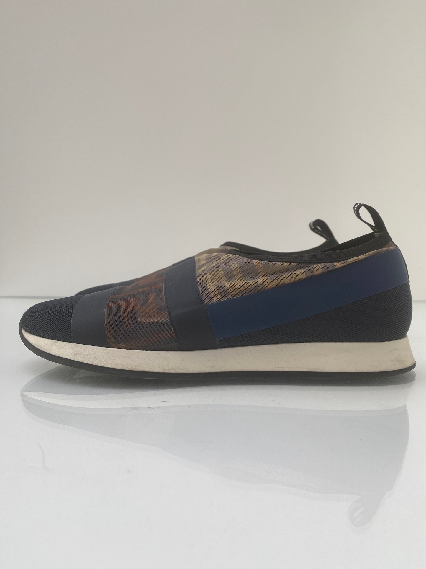 Fendi Mesh Slip On Sneakers, 36