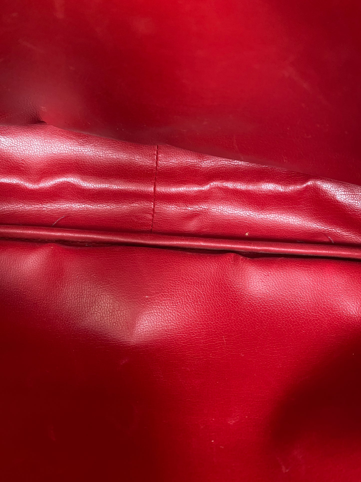 Chanel Blue & Red Denim & Leather Crossbody GHW