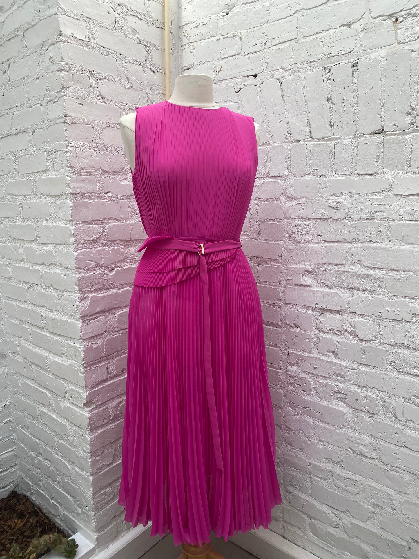 Jason Wu Purple Pleated Dress, 4
