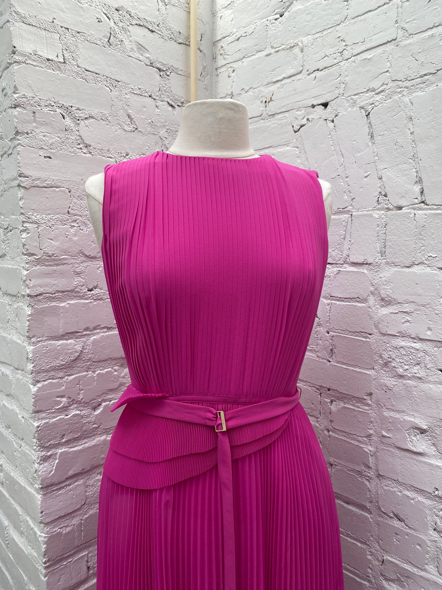 Jason Wu Purple Pleated Dress, 4