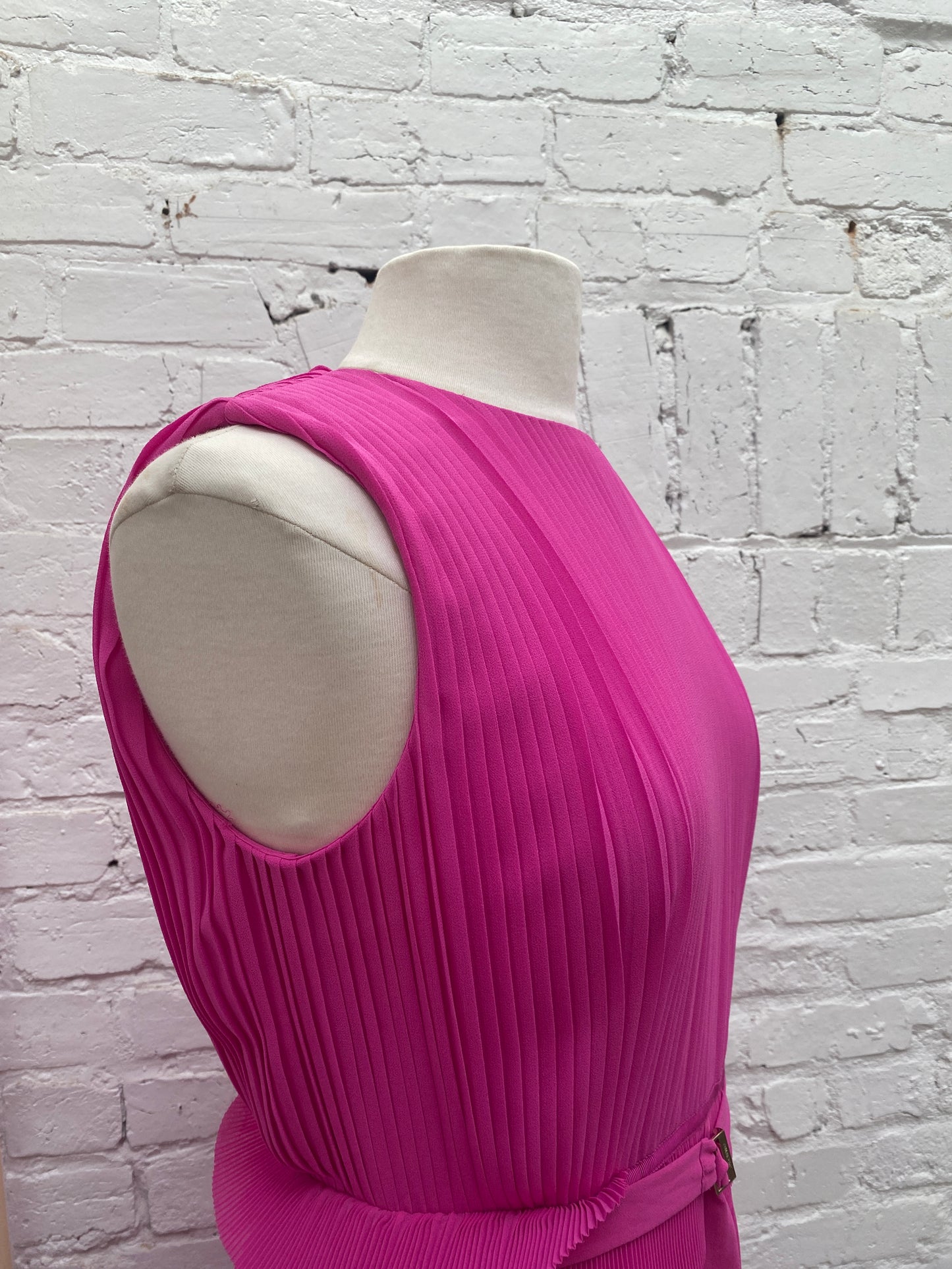 Jason Wu Purple Pleated Dress, 4