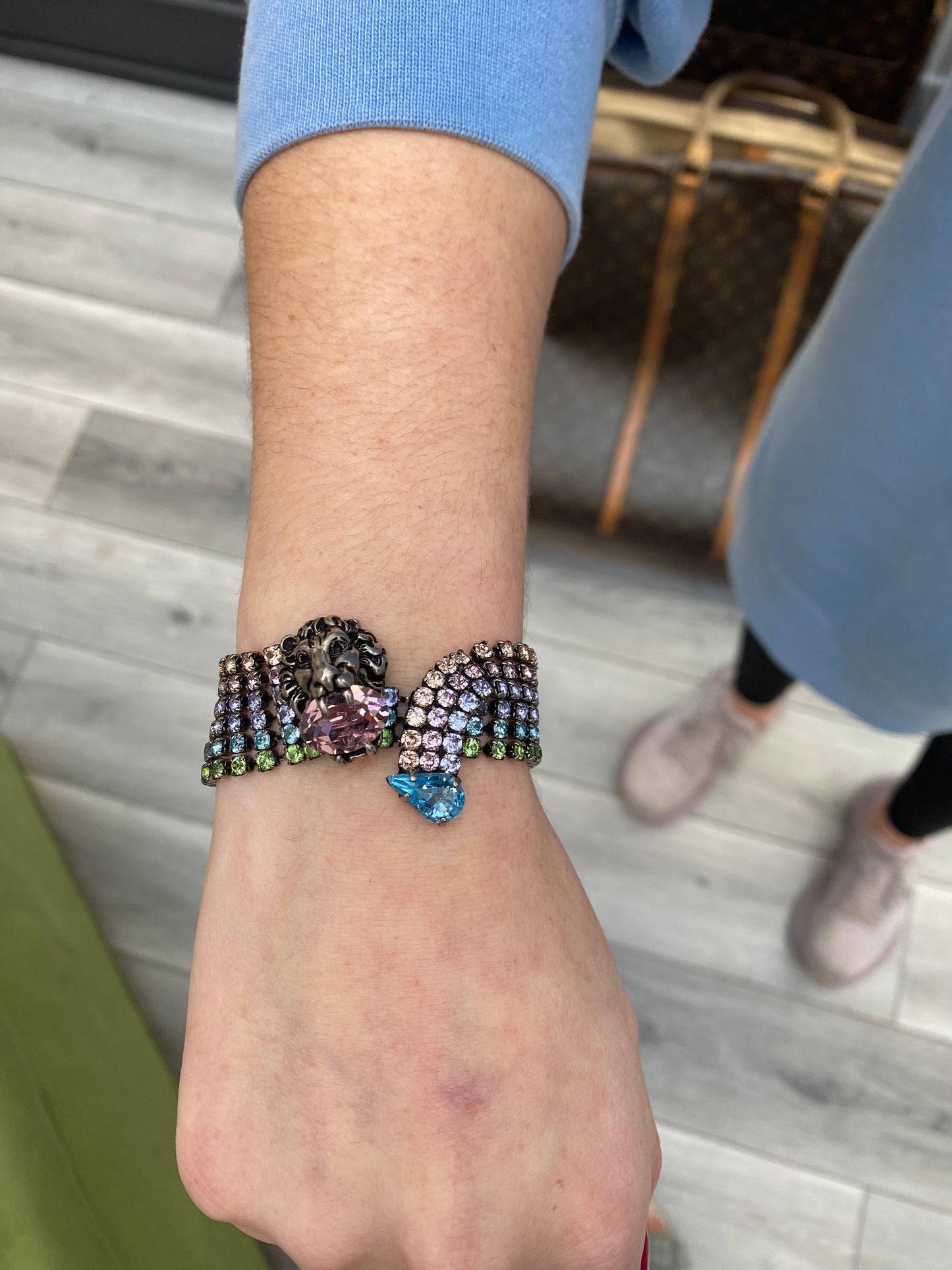 Gucci Multicolor Rhinestone Bracelet