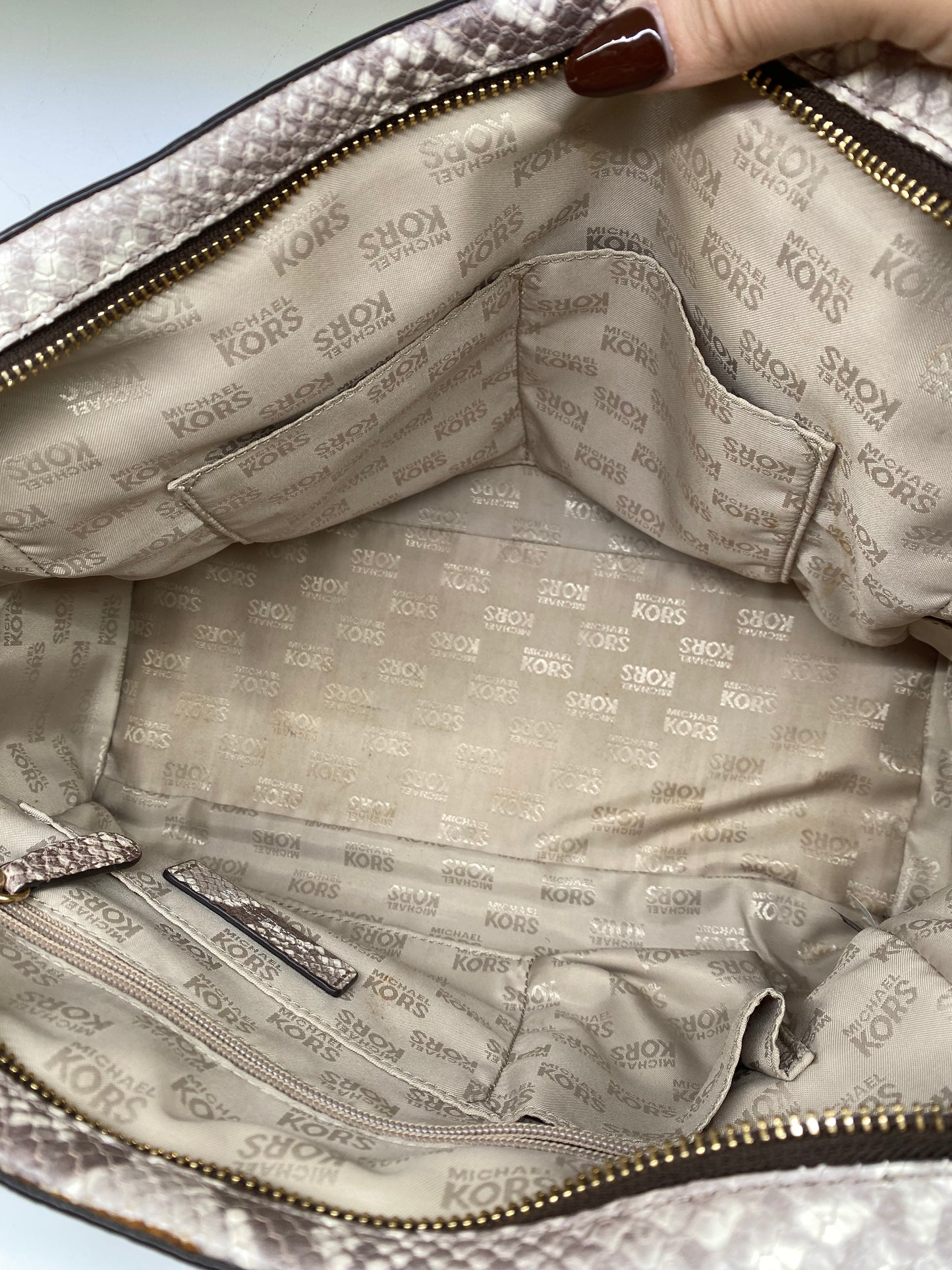 Michael Kors Snakeskin Purse