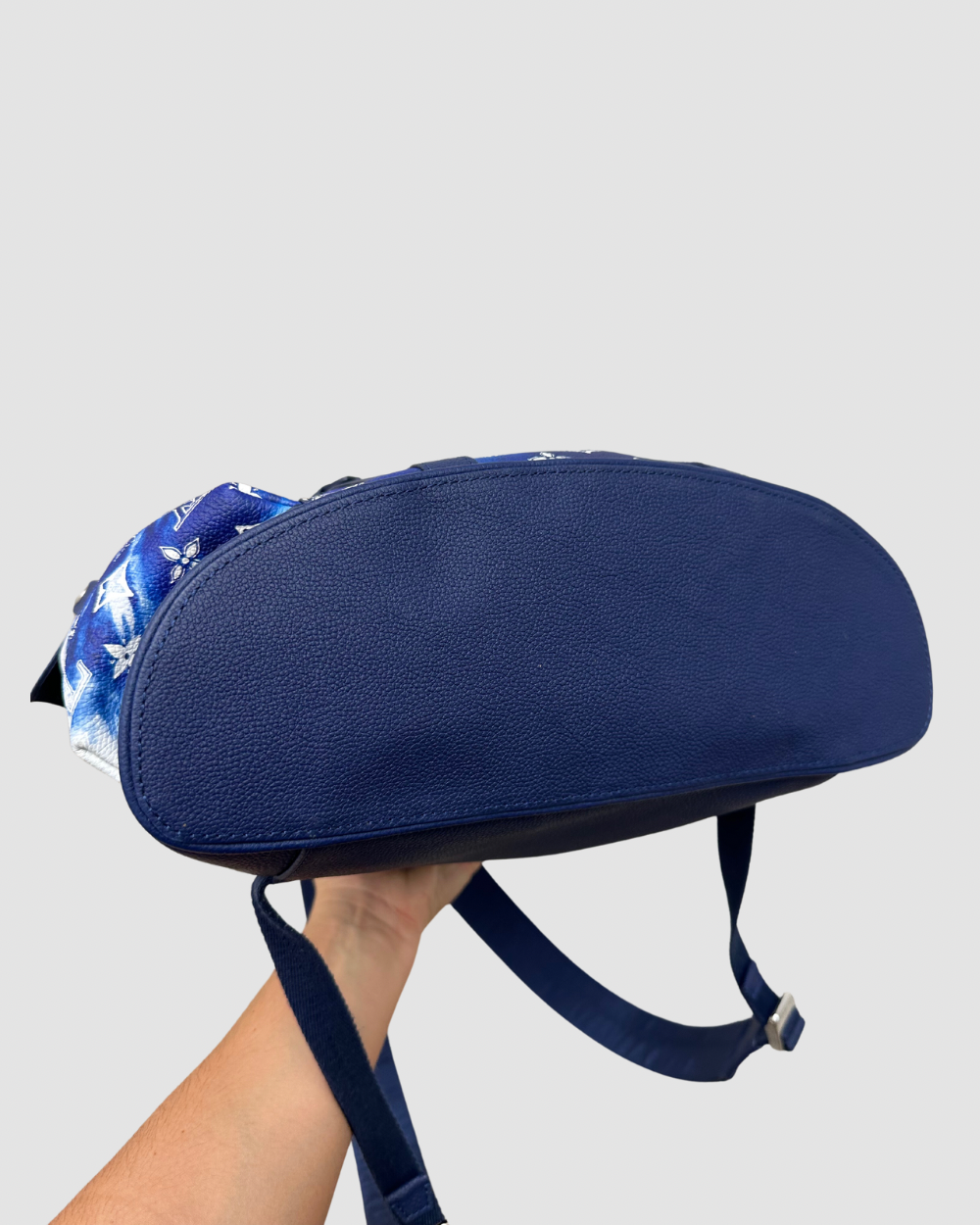 Louis Vuitton blue bandana backpack