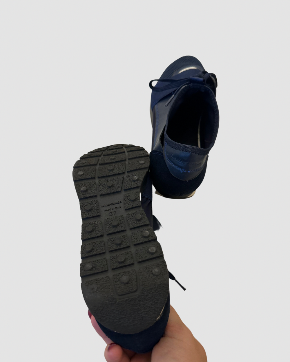 Balenciaga navy sneakers