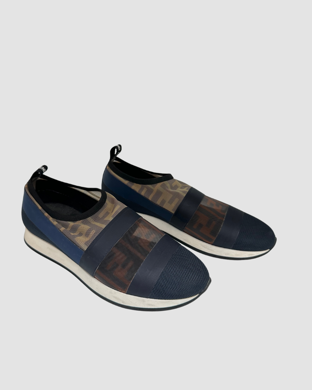Fendi mesh slip on shoes