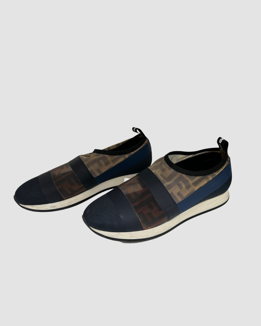 Fendi mesh slip on shoes
