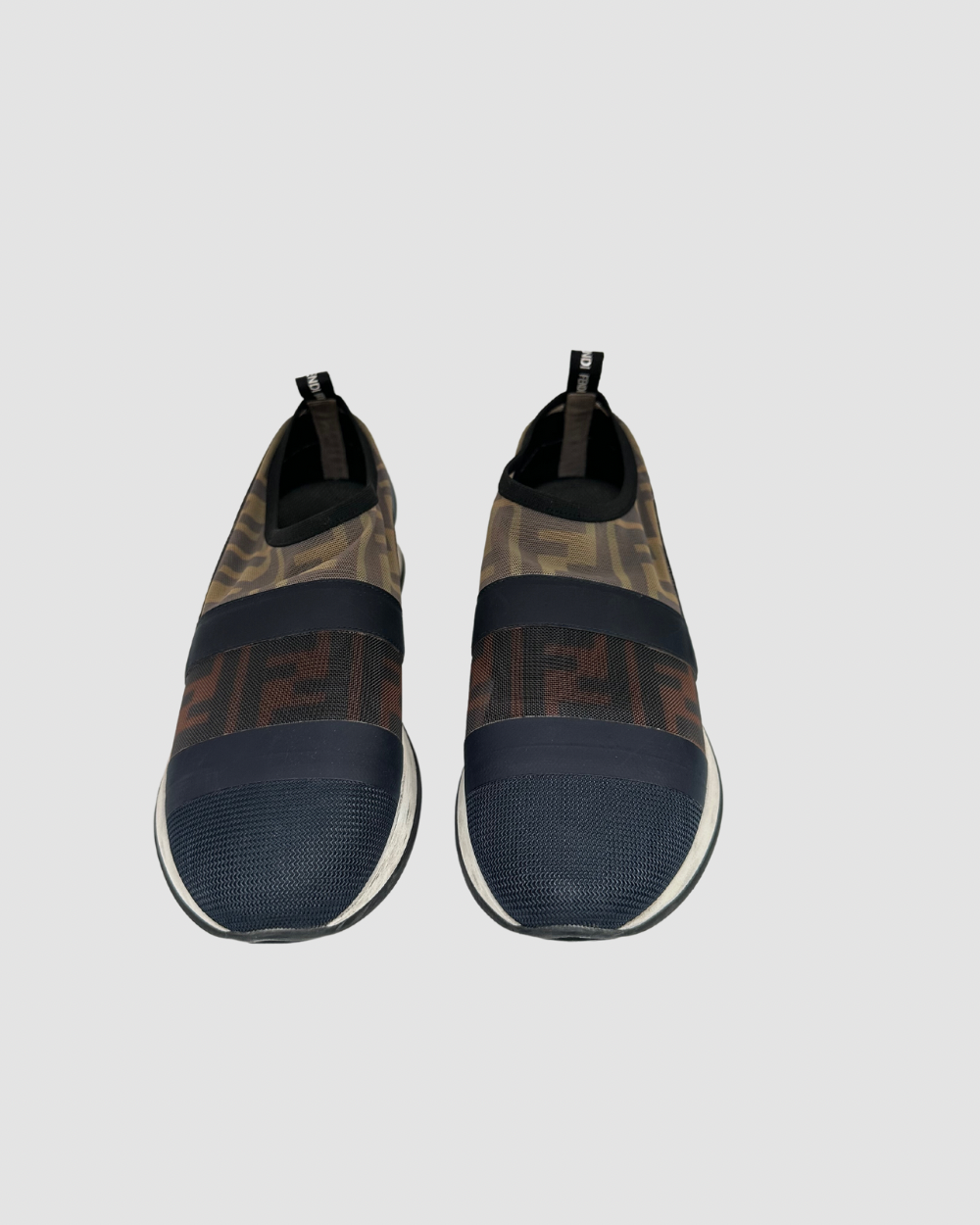 Fendi mesh slip on shoes