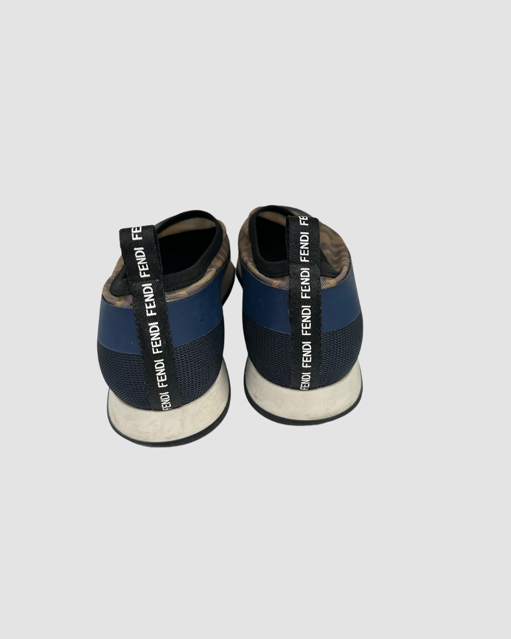 Fendi mesh slip on shoes