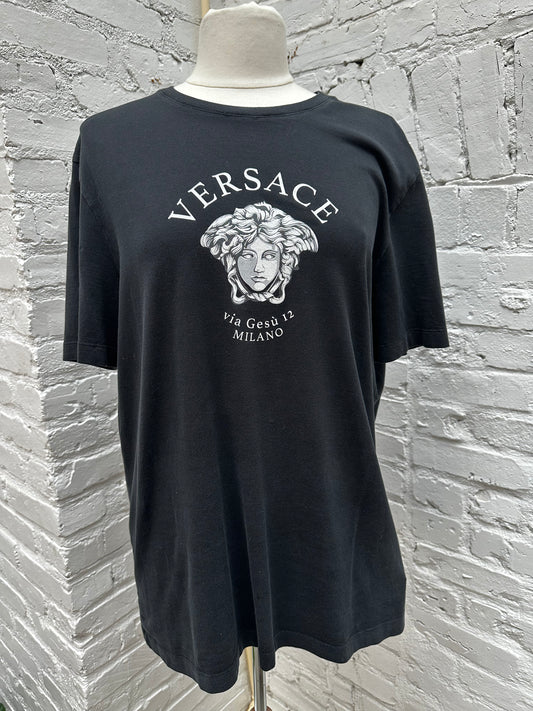 Versace Black & White Medusa Tee, 3XL