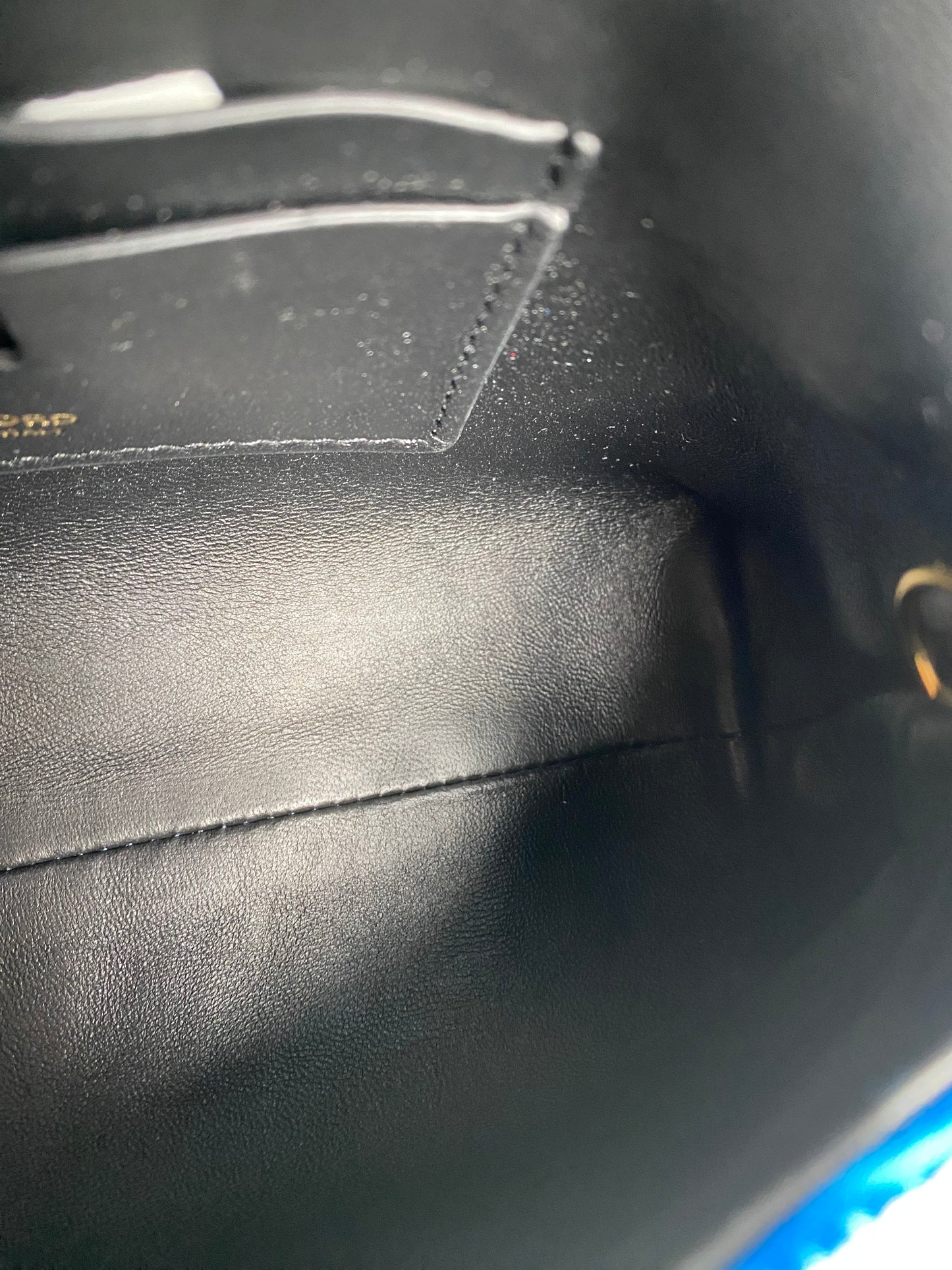 Tom Ford Label Teal Mini Sequin Bag GHW