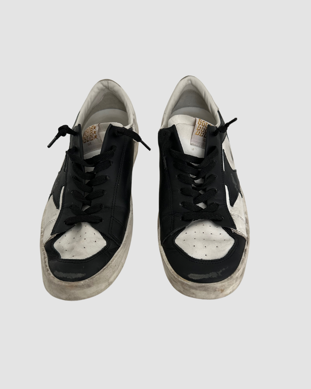 Golden Goose Mens Stardon Black Sneakers, 41