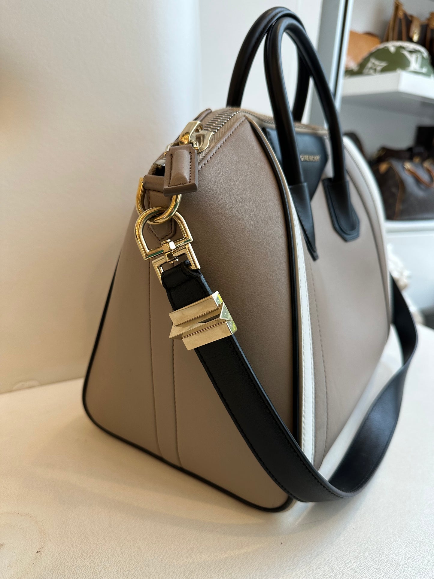 Givenchy Antigona Goatskin Tricolor Bag