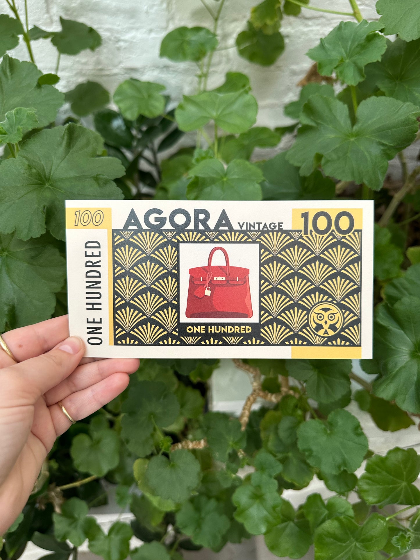 $100 Agora Bill