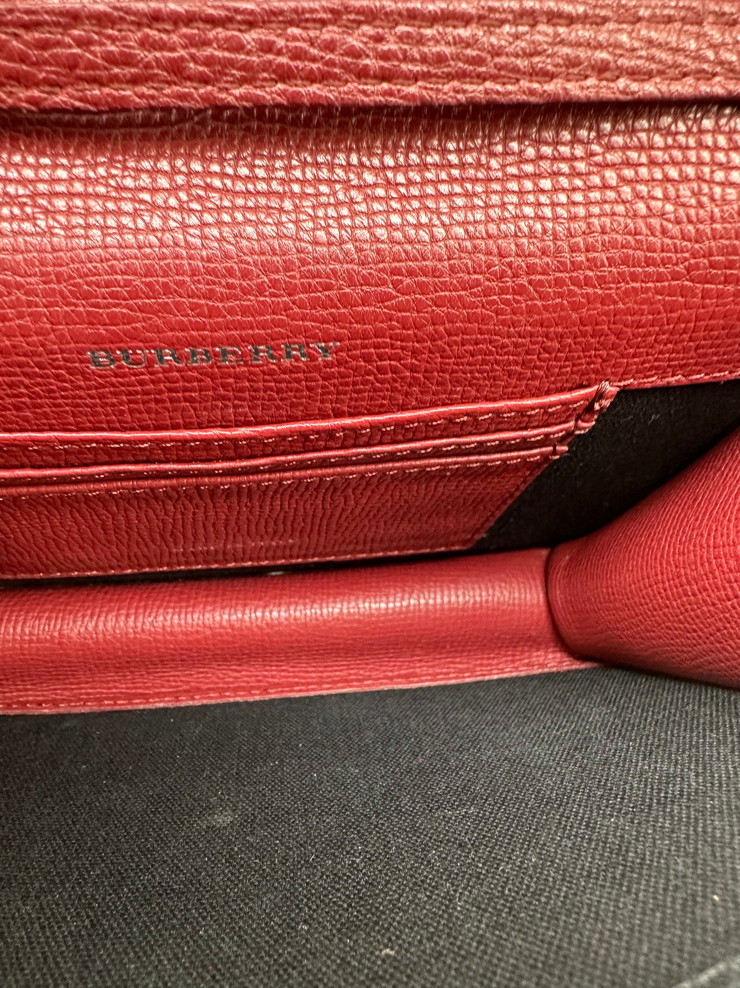 Burberry Red Tartan Crossbody