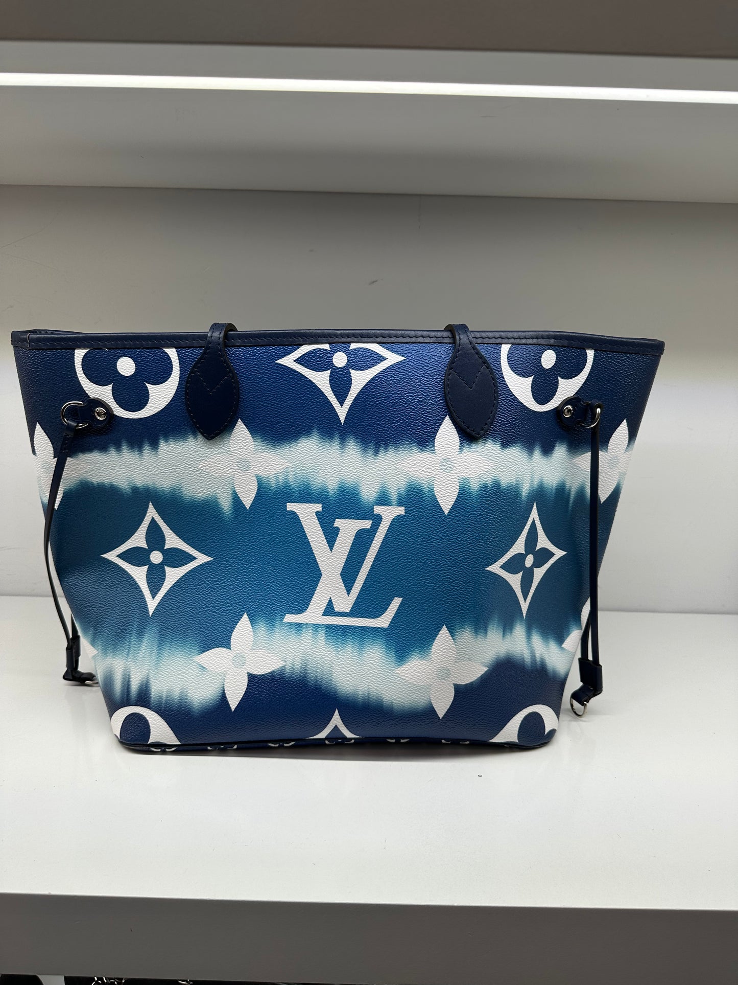 Louis Vuitton Monogram Escale Neverfull MM Blue