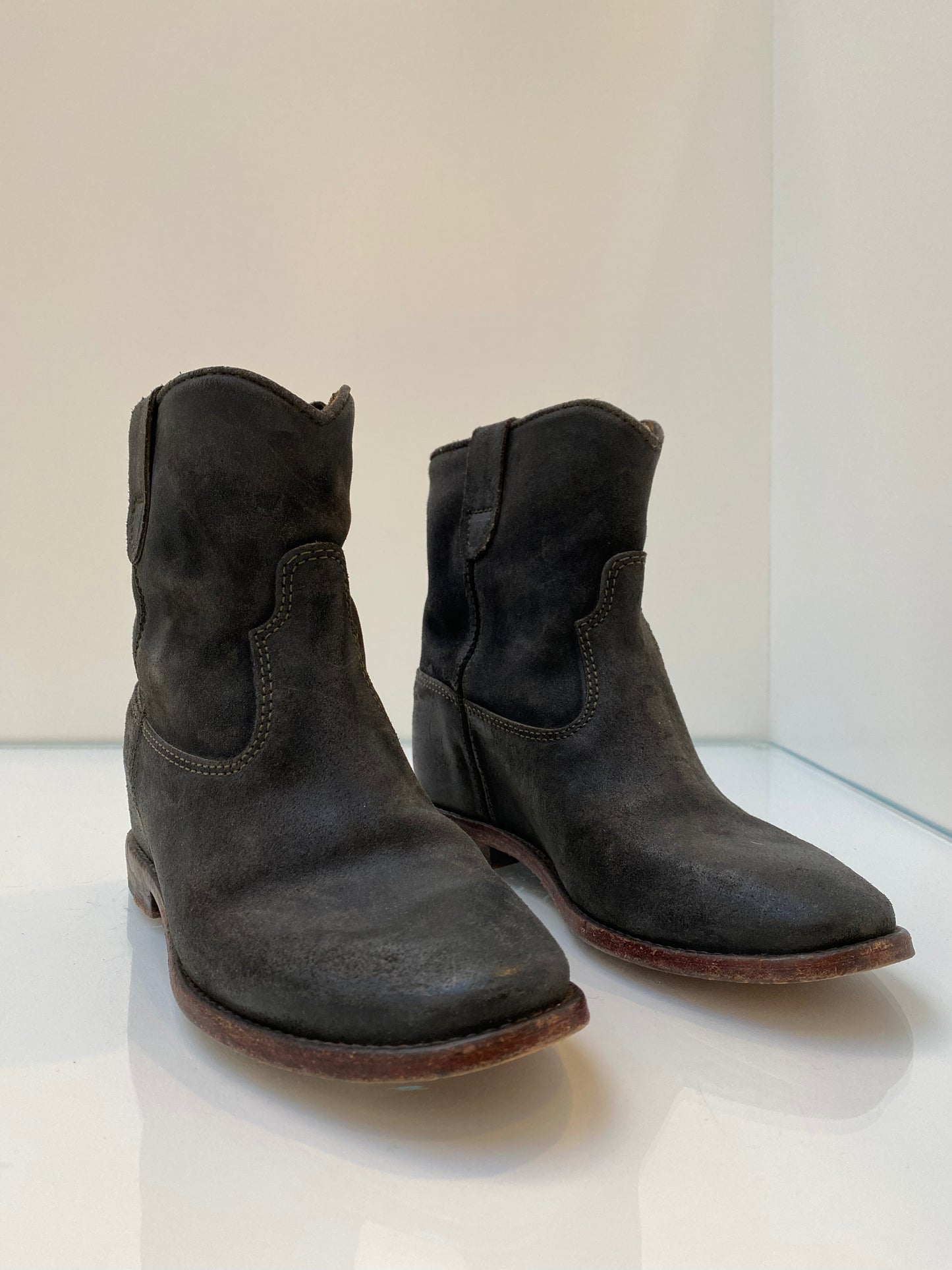 Isabel Marant Grey Suede Boots, 37