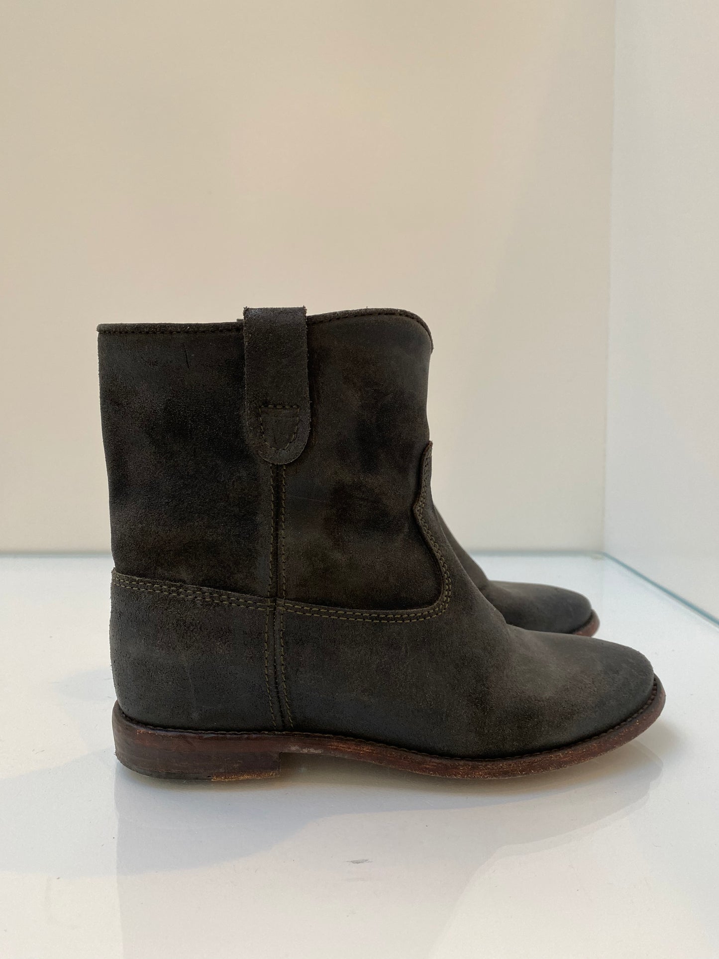Isabel Marant Grey Suede Boots, 37