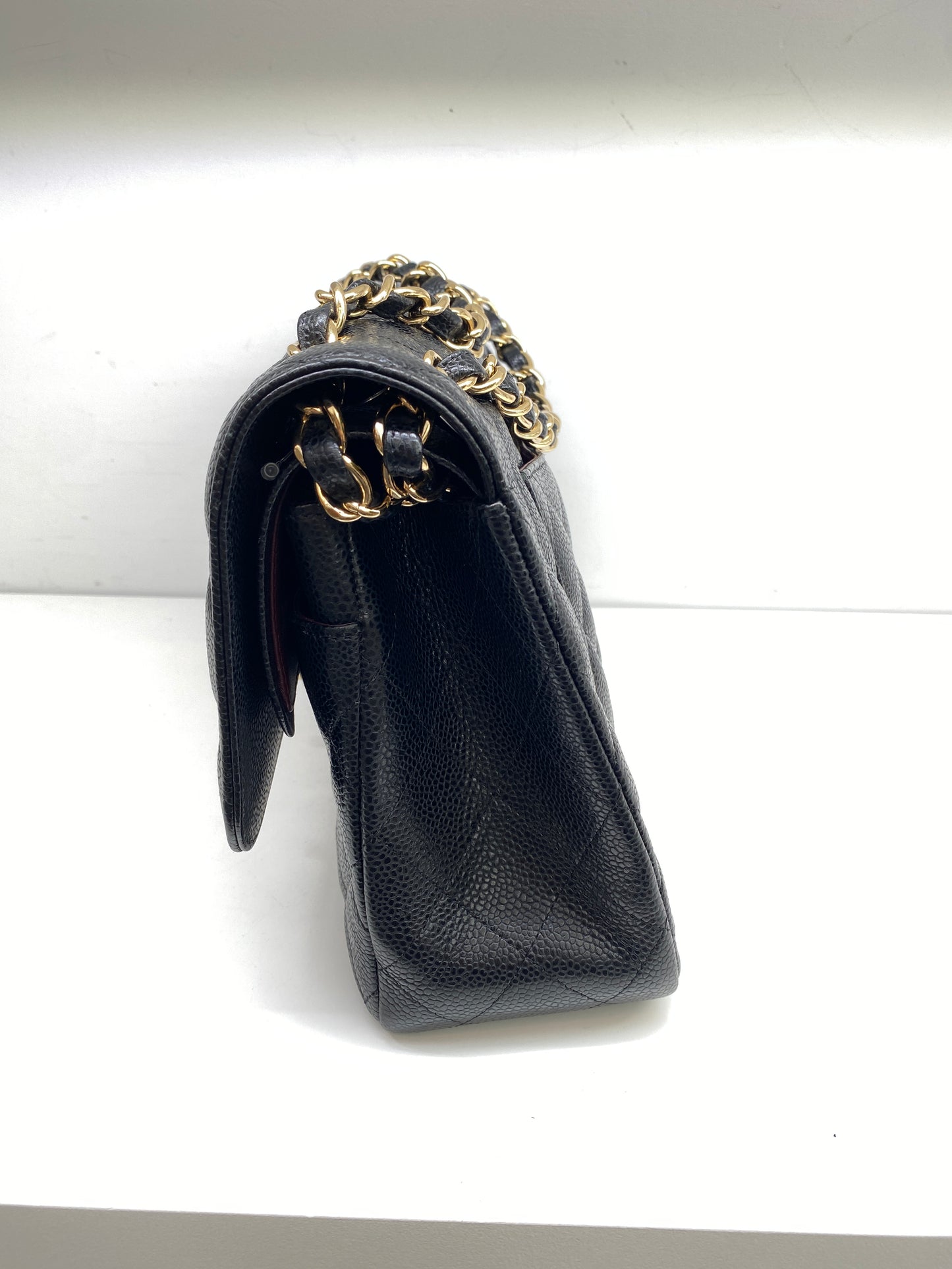 Chanel Jumbo Double Flap Black Caviar GHW
