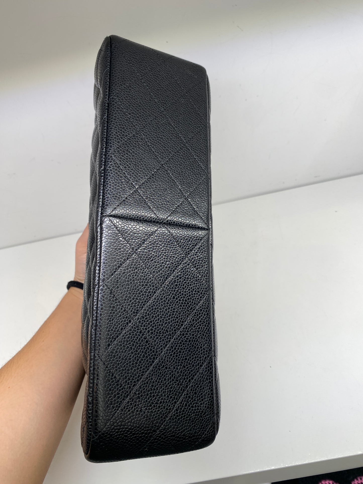 Chanel Jumbo Double Flap Black Caviar GHW
