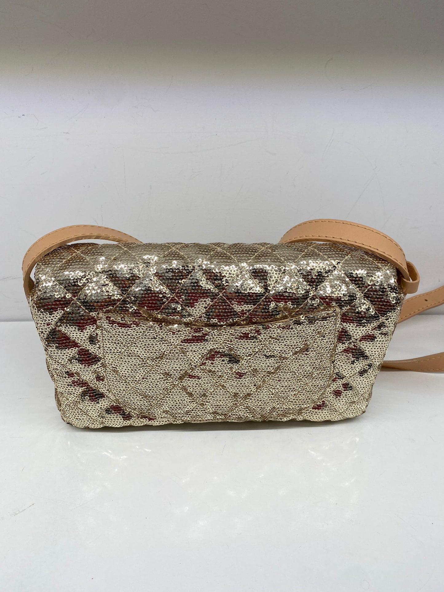 Chanel Reissue Metallic Sequin Gold Bag