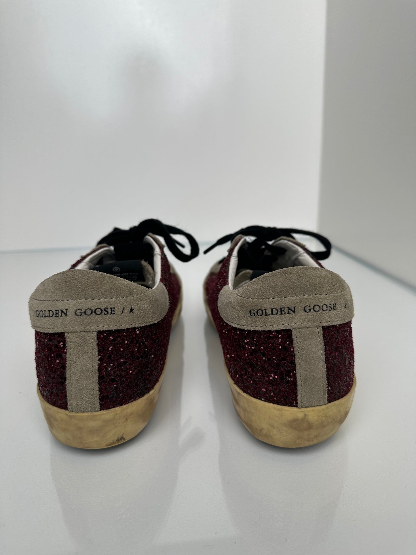 Golden Goose Superstar Glitter trainers, 38