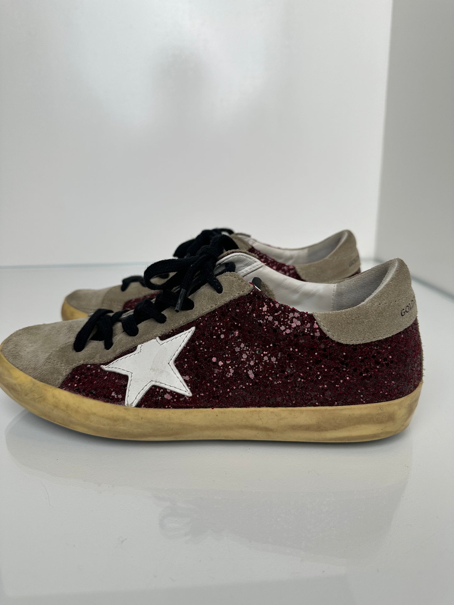 Golden Goose Superstar Glitter trainers, 38