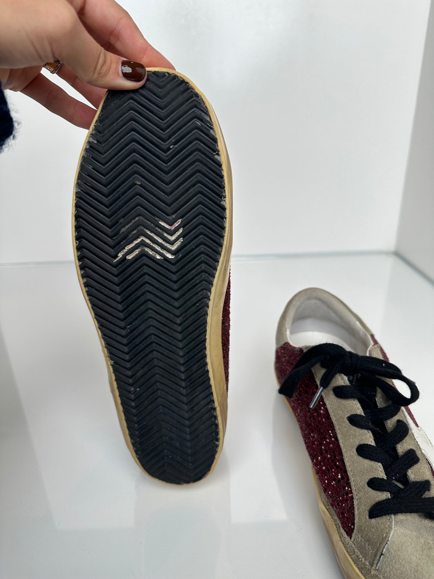 Golden Goose Superstar Glitter trainers, 38