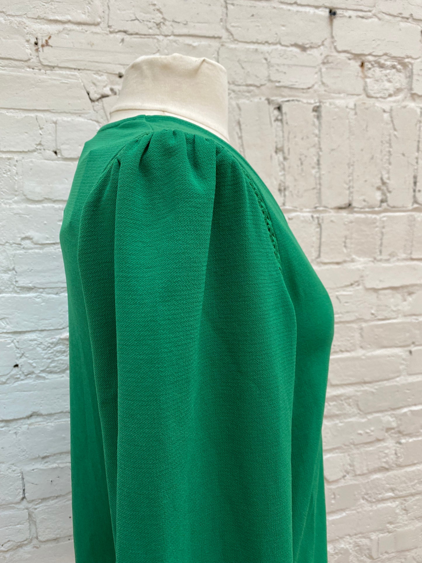 Sezane Green Blouse, US 4